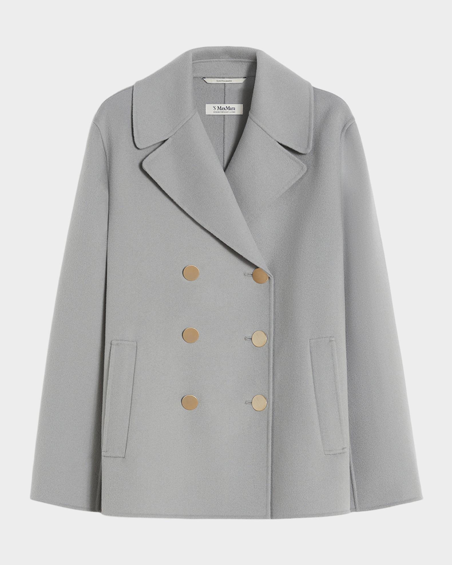 Max Mara Margot Double-Breasted Wool Short Coat | Neiman Marcus