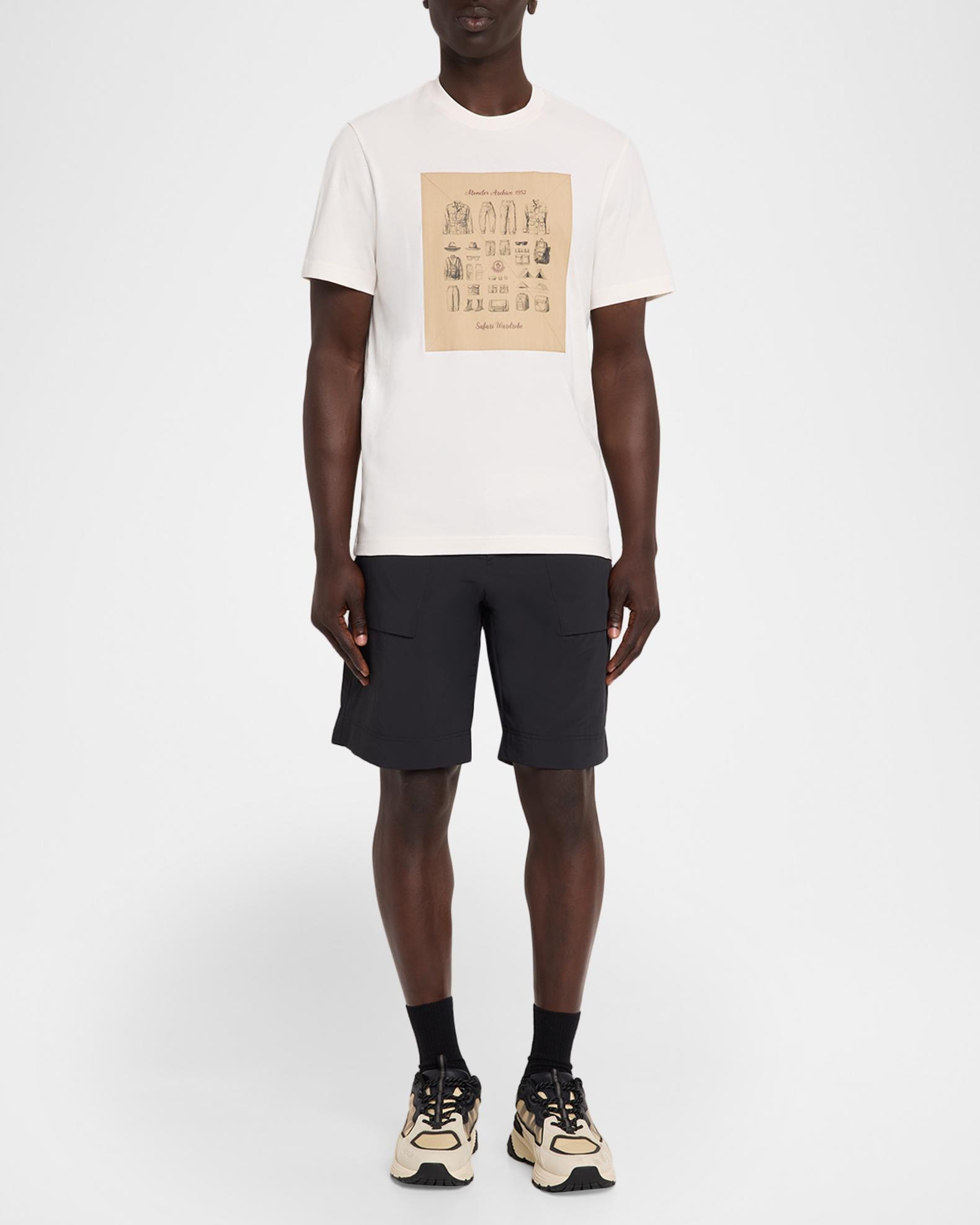 Moncler Men's Safari Wardrobe-Print Cotton T-Shirt | Neiman Marcus
