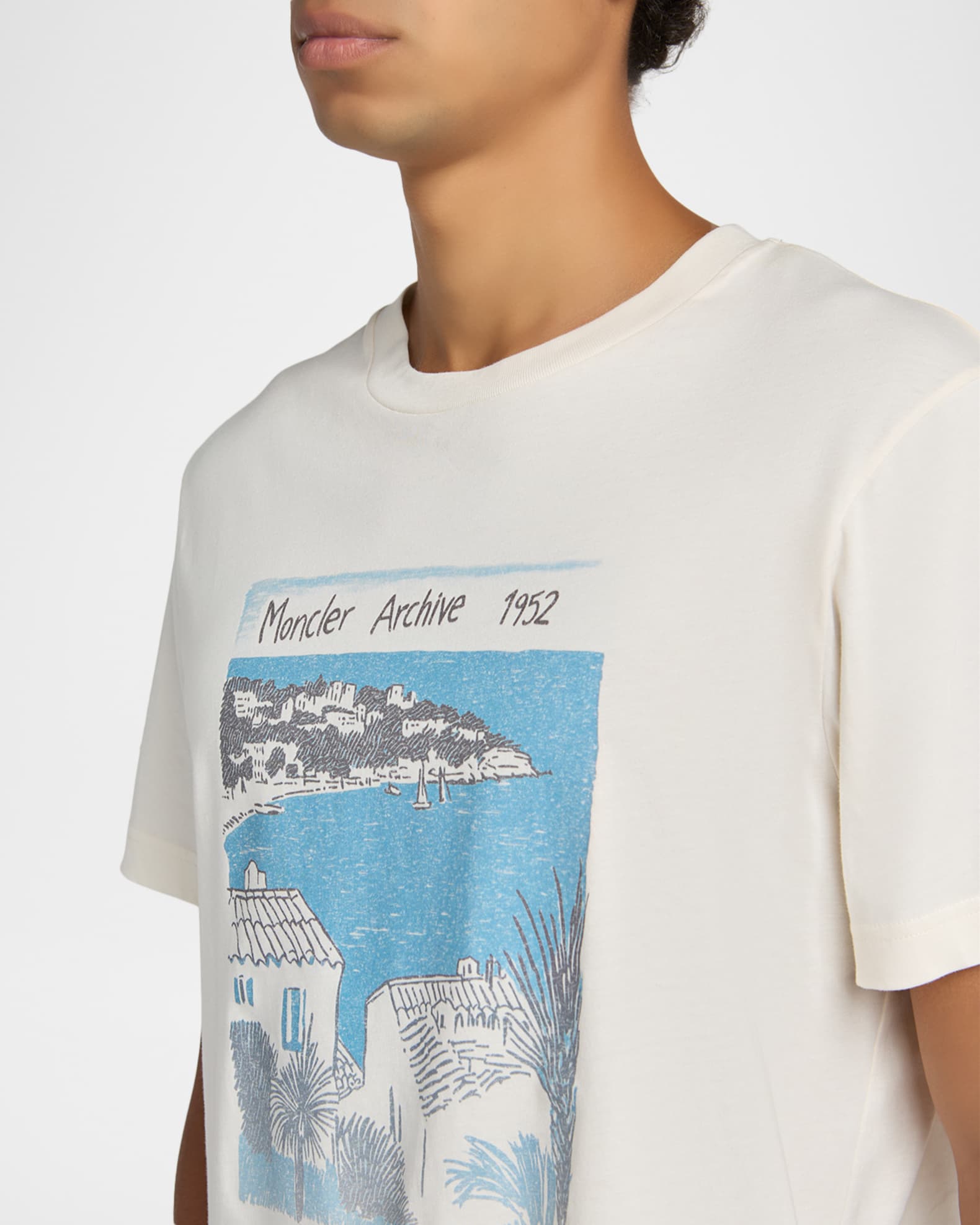 Moncler Men's Moncler Archive 1952 Cotton T-Shirt | Neiman Marcus