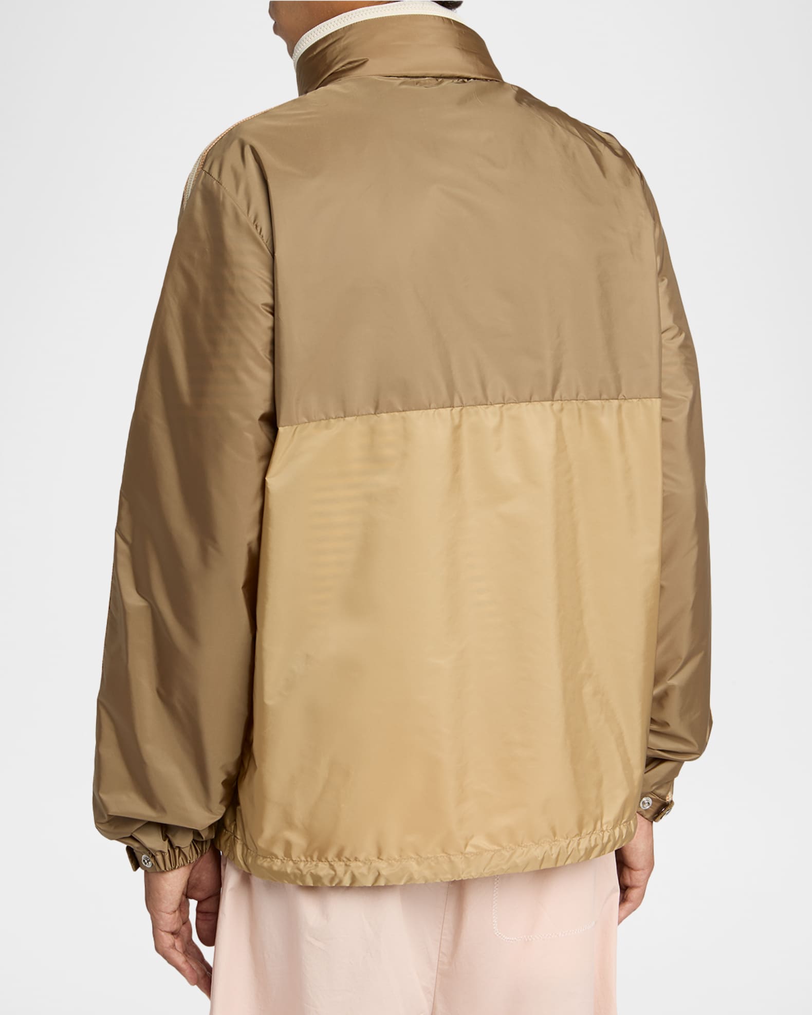 MONCLER HOSHI nylon jacket ナイロンジャケット Moncler Long Sleeve Windbreaker Jacket, Brand Size 4 (X-Large