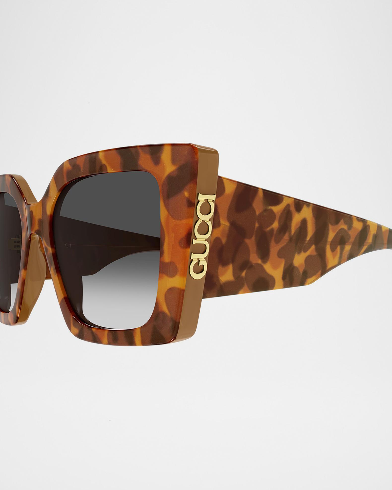 GUCCI EYEWEAR GG BIO ACETATE SUNGLASSES
YELLOW & BROWN Gucci GG1426S 007 Yellow Brown Rectangular Sunglasses - eye  main image 3