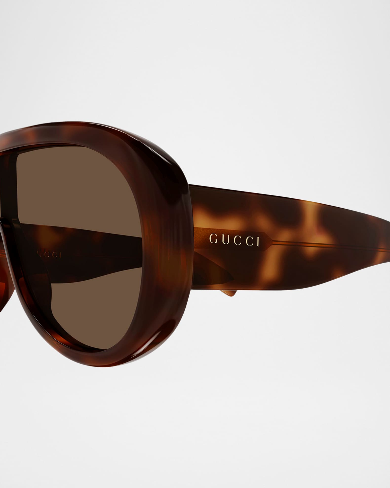 Gucci 99mm Acetate Shield Sunglasses | Neiman Marcus