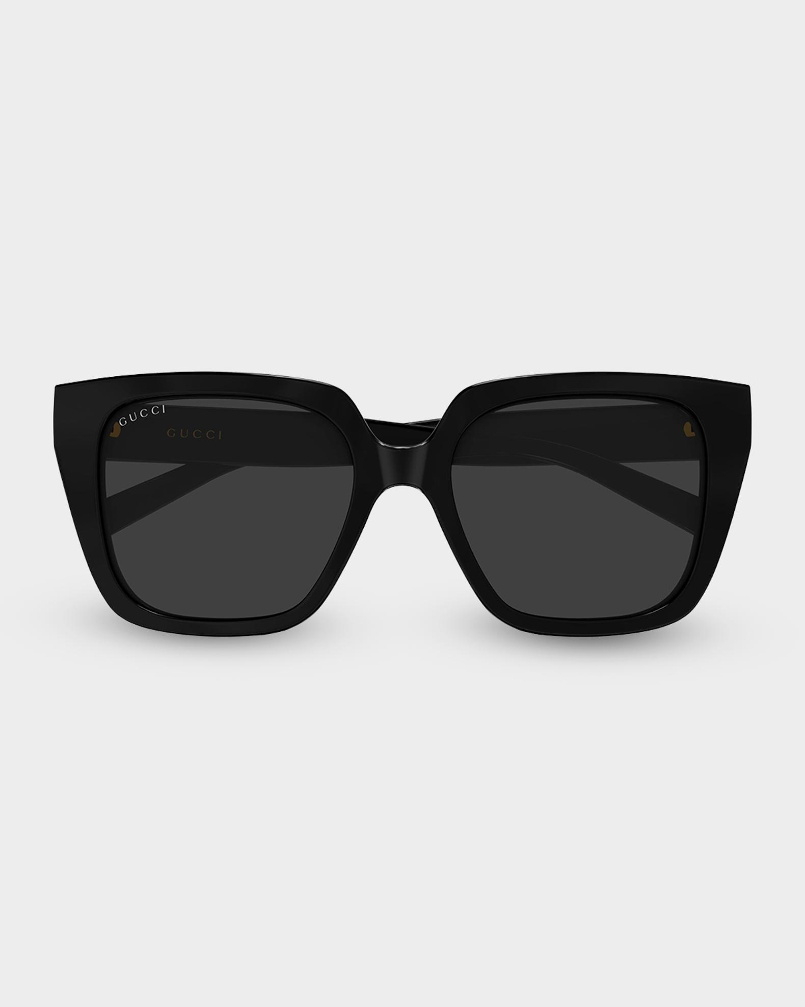 Gucci 54mm Acetate Square Sunglasses | Neiman Marcus