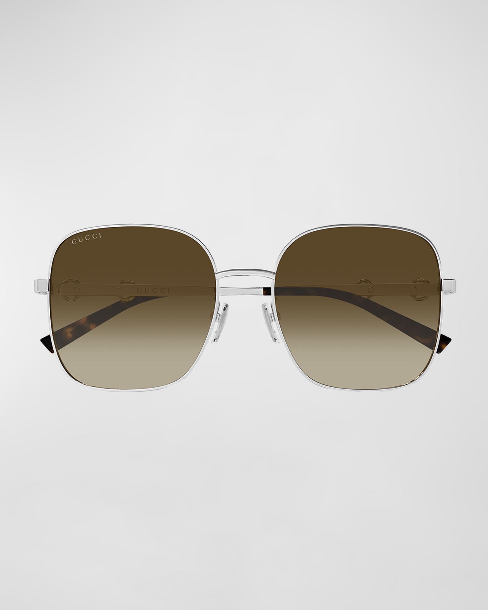 小物 Archive GUCCI square sunglasses Gucci 58mm Metal Square Sunglasses | Neiman Marcus