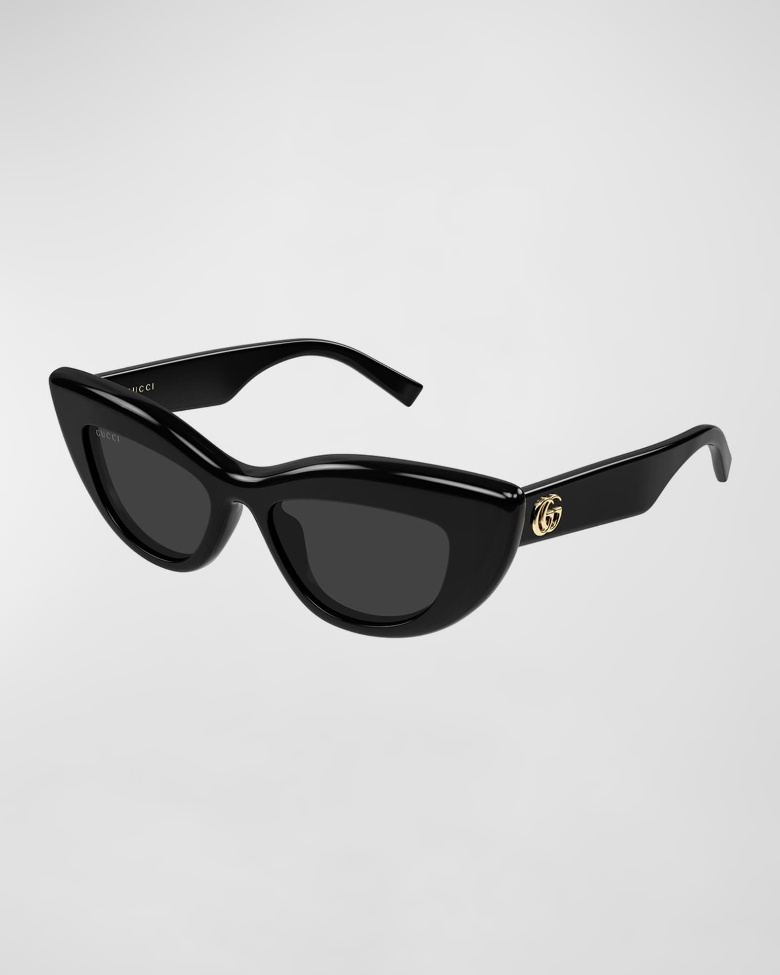Gucci Interlocking G 50mm Cat-Eye Sunglasses | Neiman Marcus