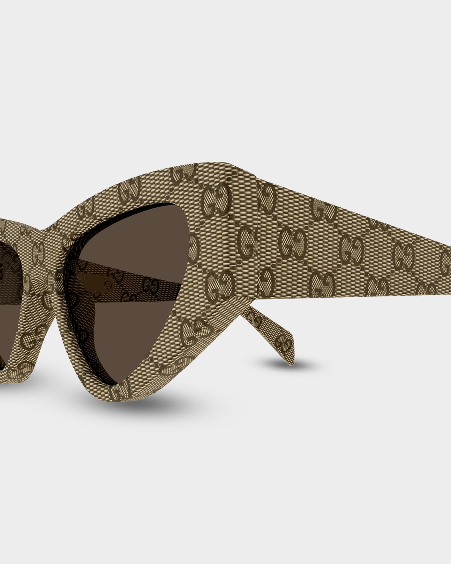 Gucci Guccissima 53mm Cat-Eye Sunglasses | Neiman Marcus