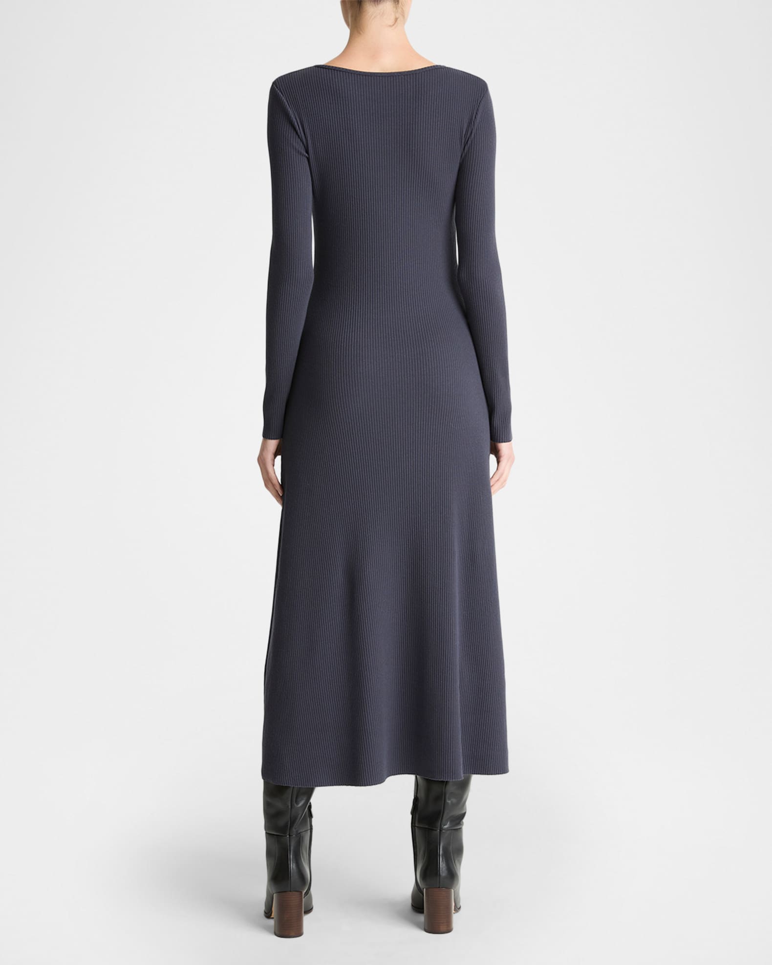 blue knit sweater dress Blue Button A-Line Sweater Dress & Reviews - Blue - Dresses main image 0