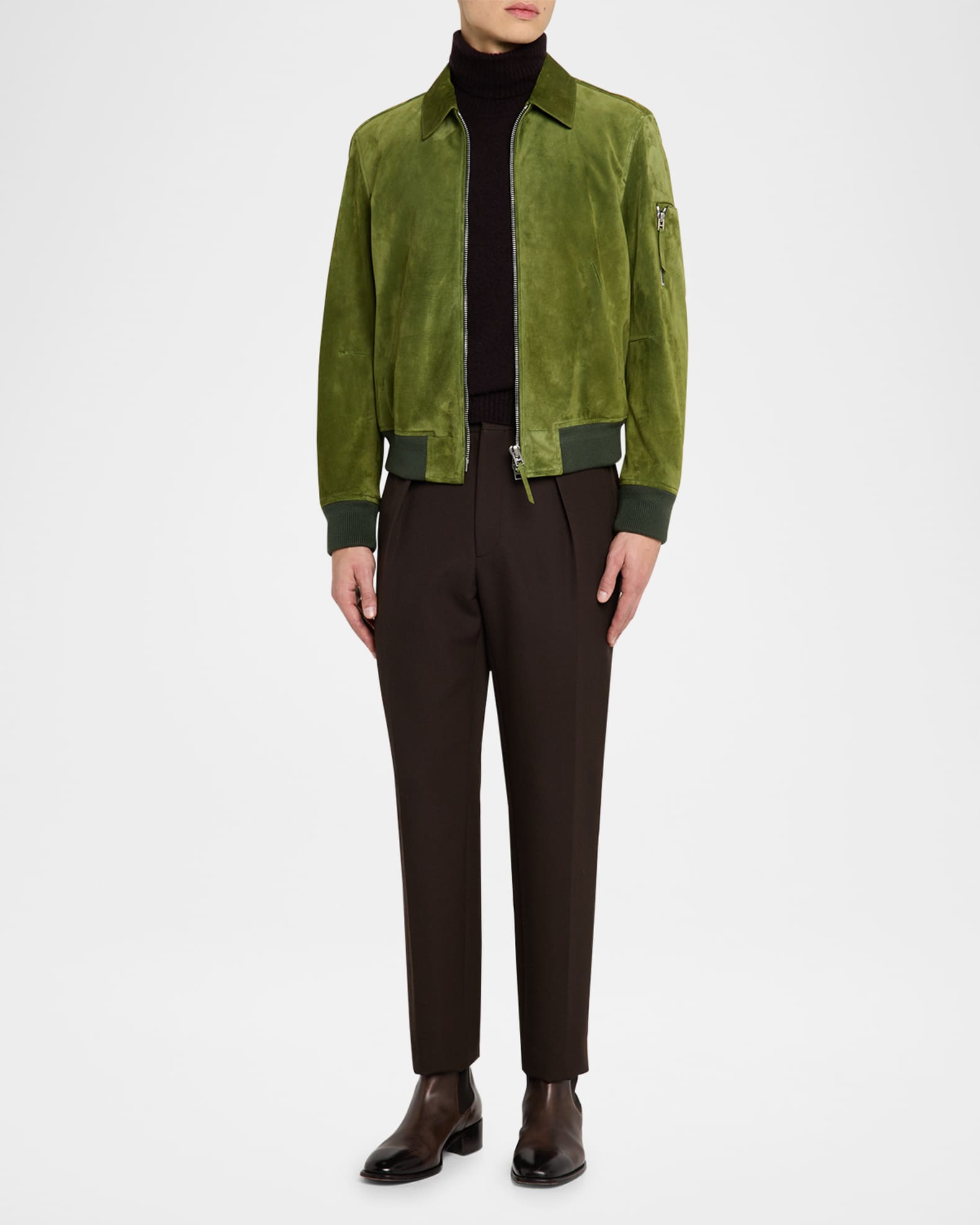 ジャケット・アウター philme suedelike knit blouson minimal batting jacket | philme