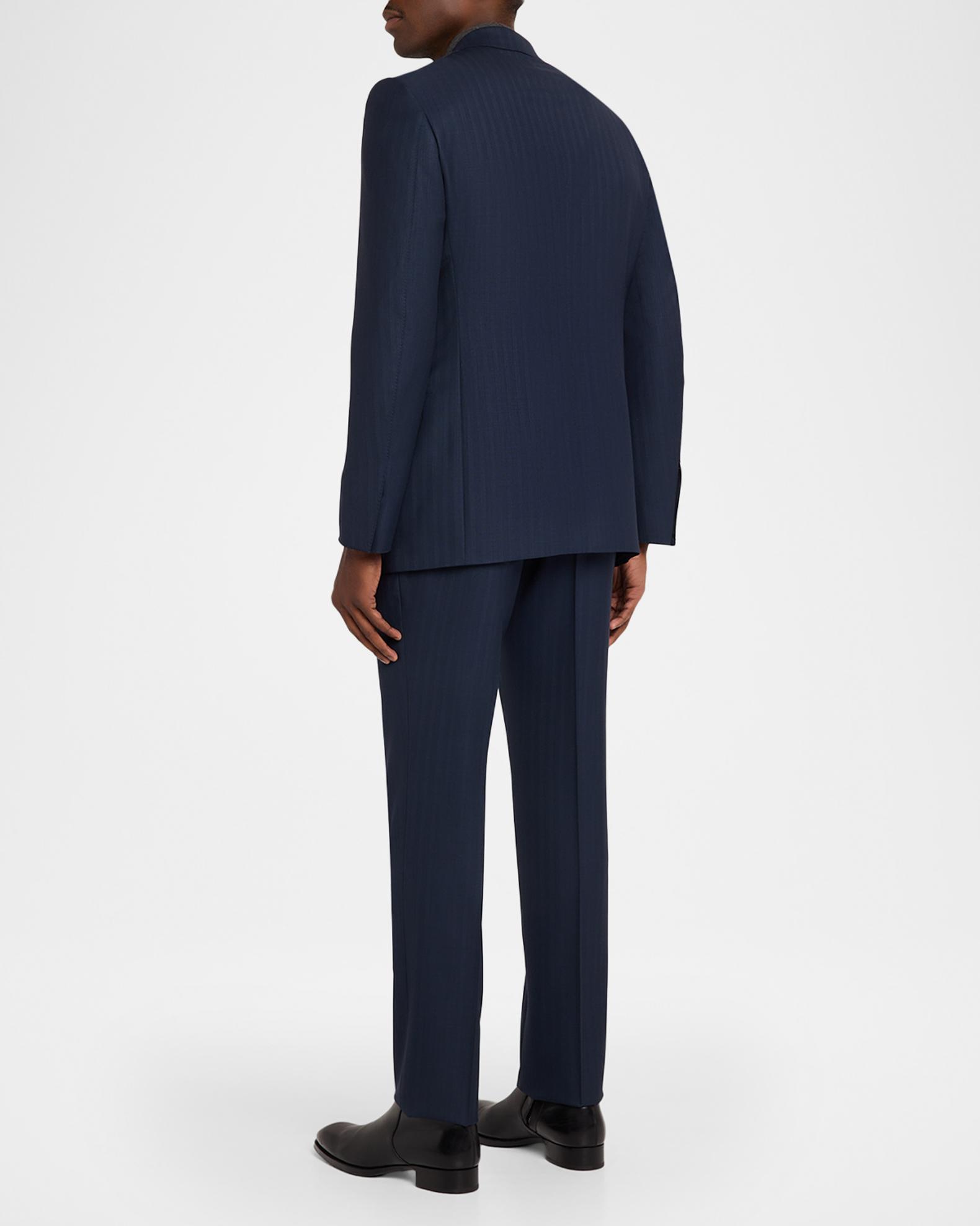 TOM FORD Men's Shelton Herringbone Stripe Suit | Neiman Marcus
