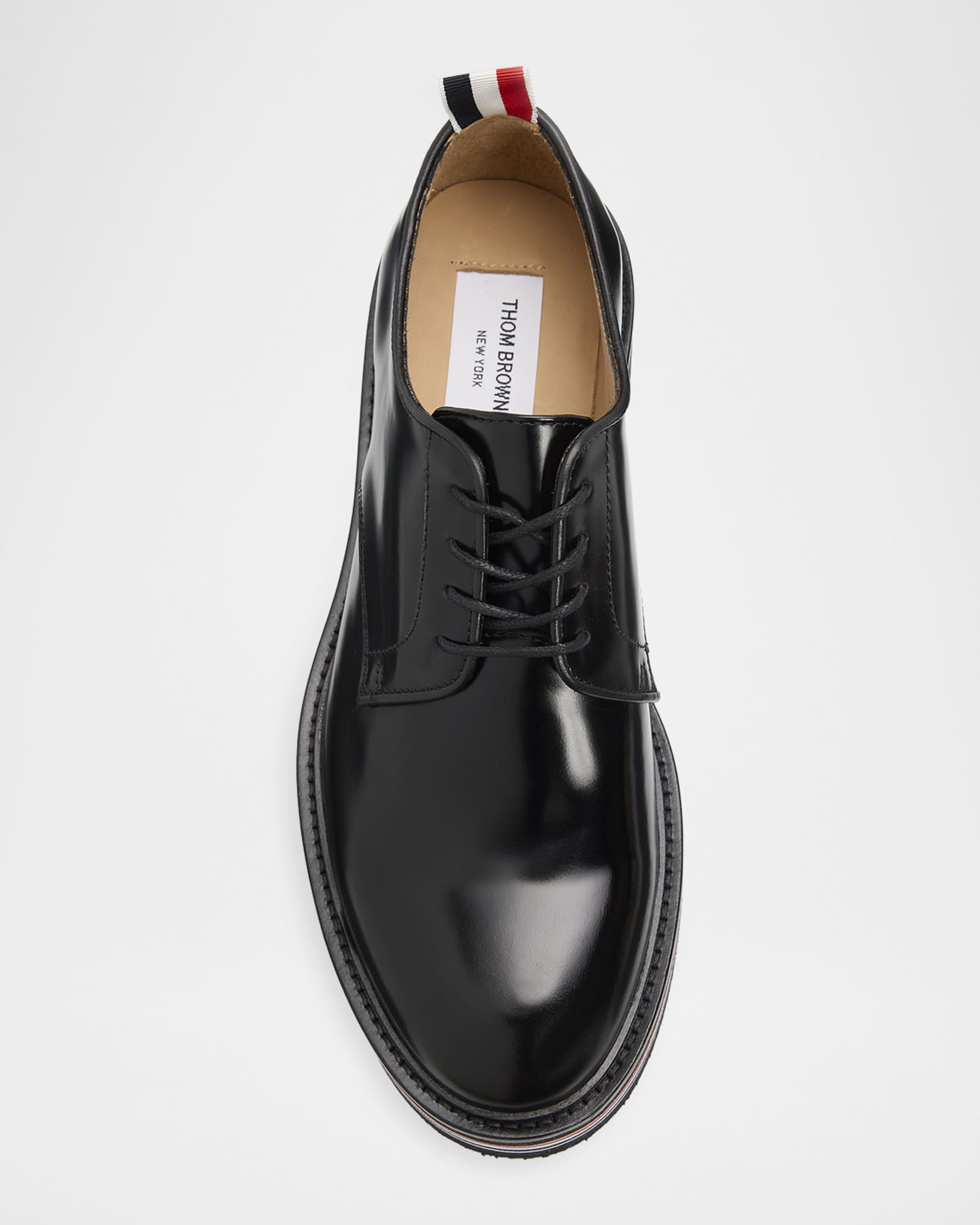 thom browne dress shoes Nubuck Rubber Sole Saddle Shoe
