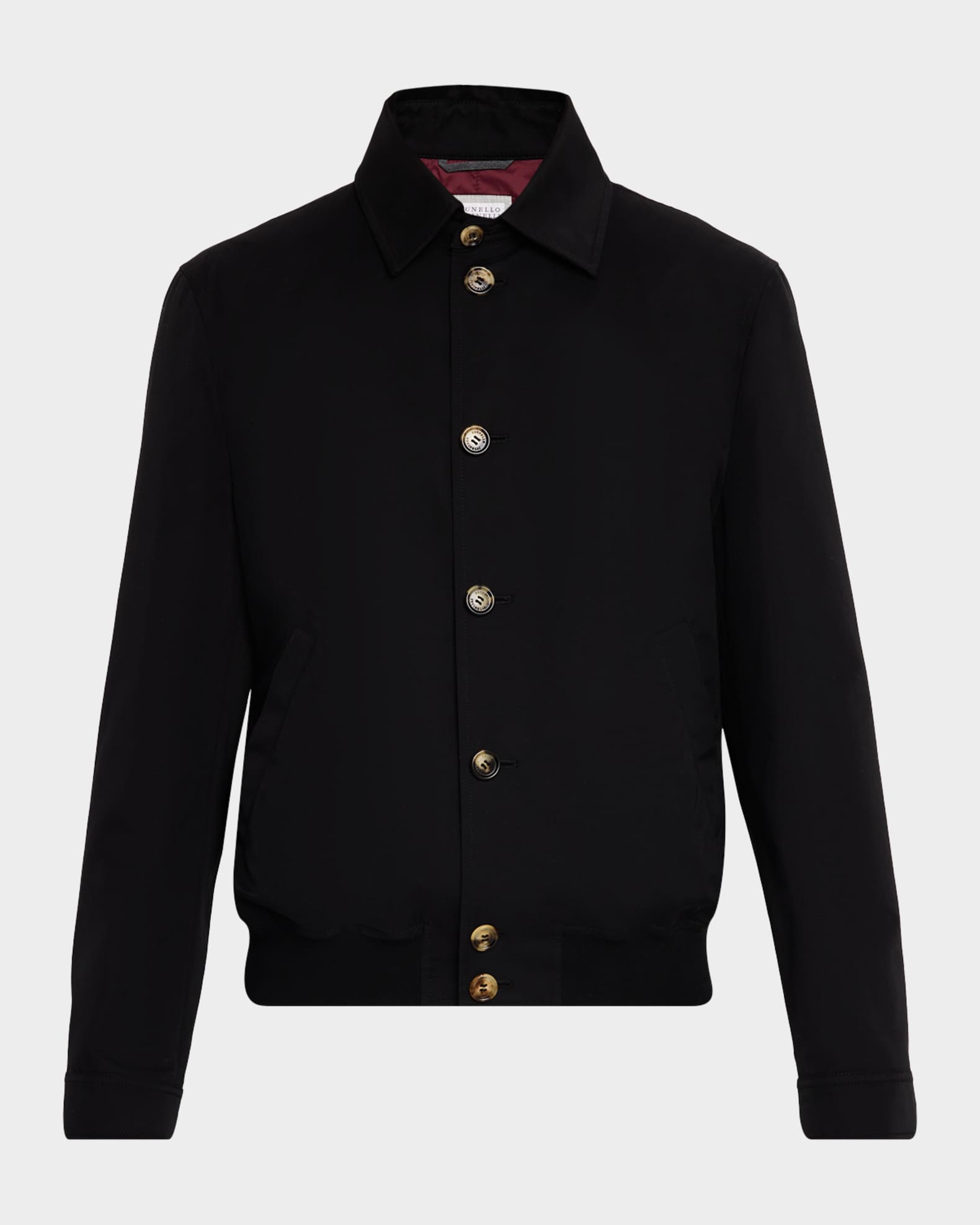 BRUNELLO CUCINELLI ジャケット　46 Brunello Cucinelli Men's Water-Resistant Shirt Jacket | Neiman Marcus