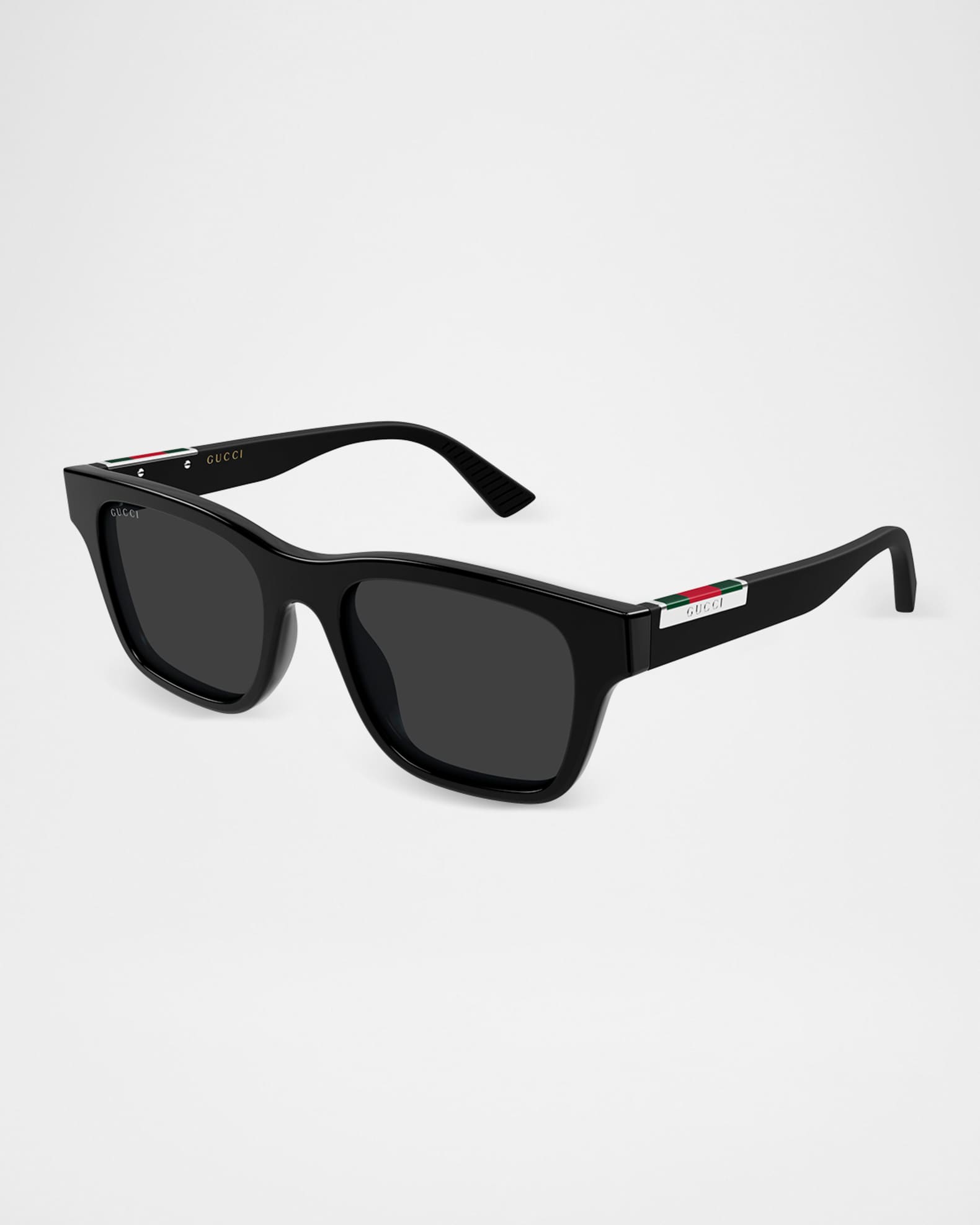 Gucci Men's GG2089S-001 Acetate Rectangle Sunglasses | Neiman Marcus