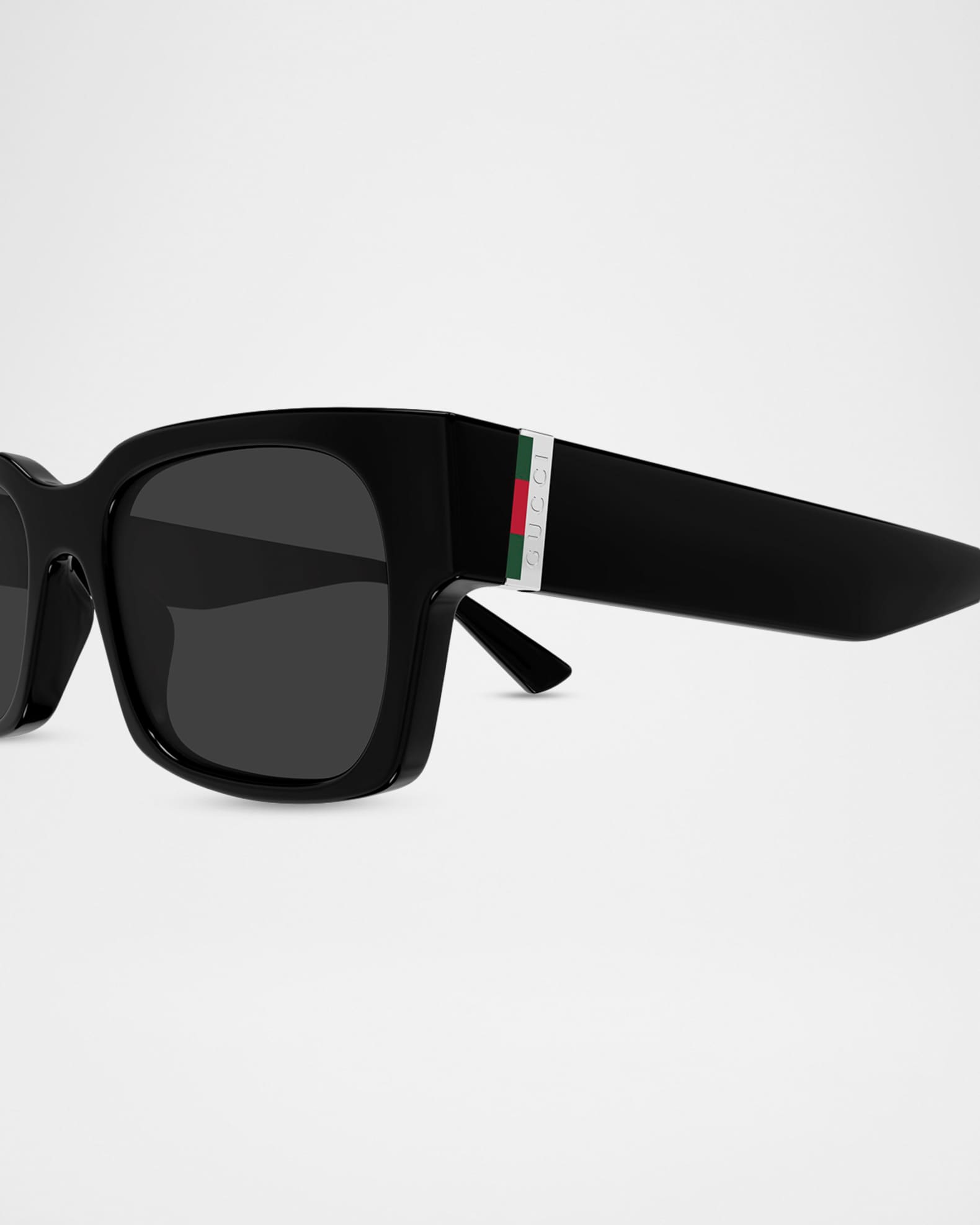 Gucci Men's GG2084S-001 Plastic Rectangle Sunglasses | Neiman Marcus