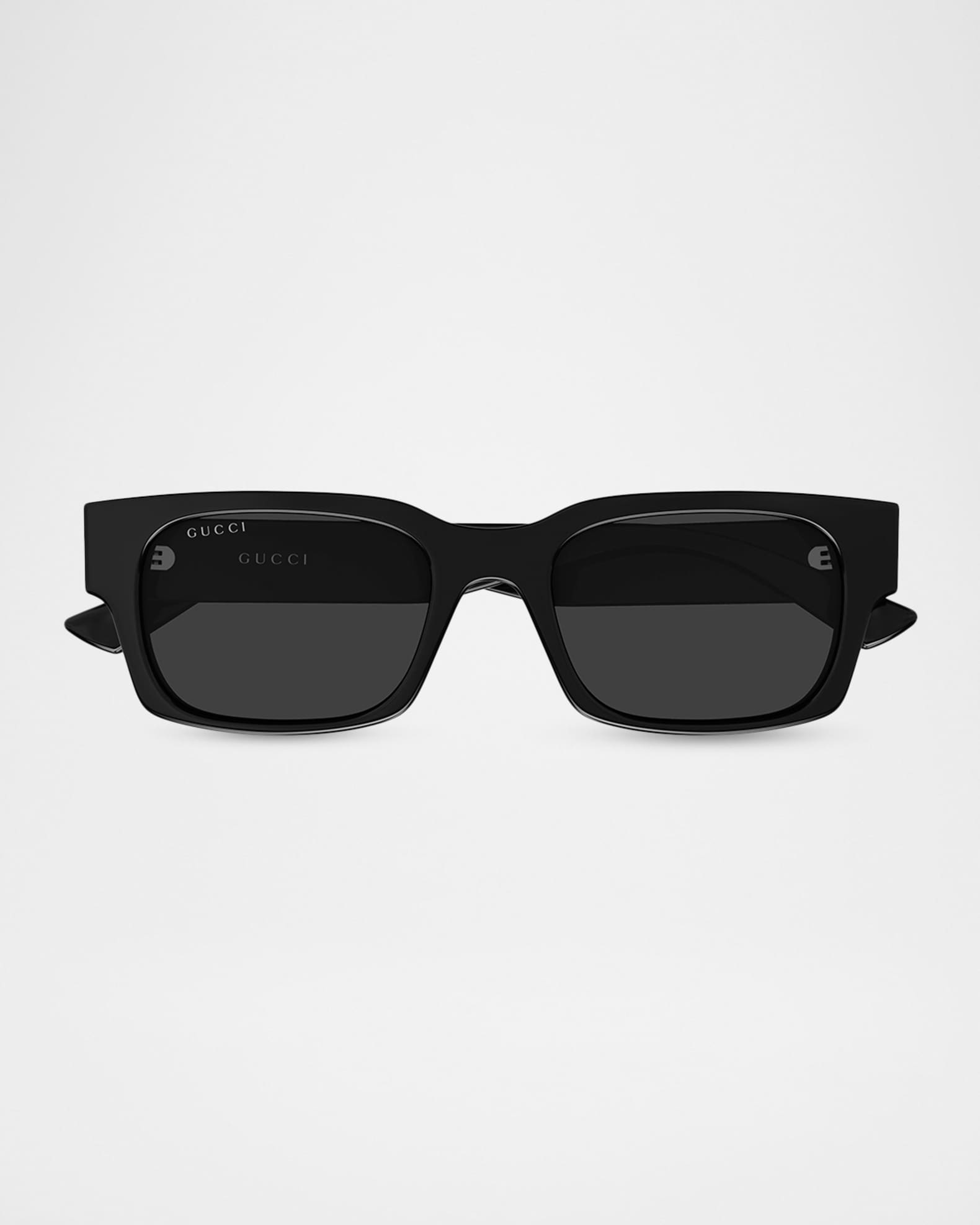 Gucci Men's GG2084S-001 Plastic Rectangle Sunglasses | Neiman Marcus