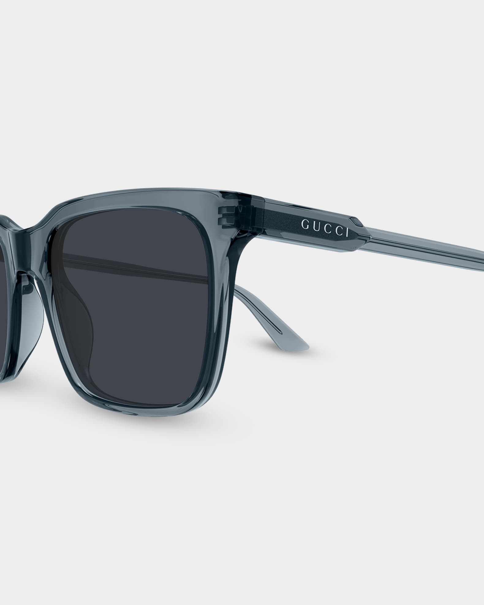 GUCCI GGパターン バイザー Sサイズ Gucci Men's GG2114S-003 Acetate Rectangle Sunglasses | Neiman Marcus
