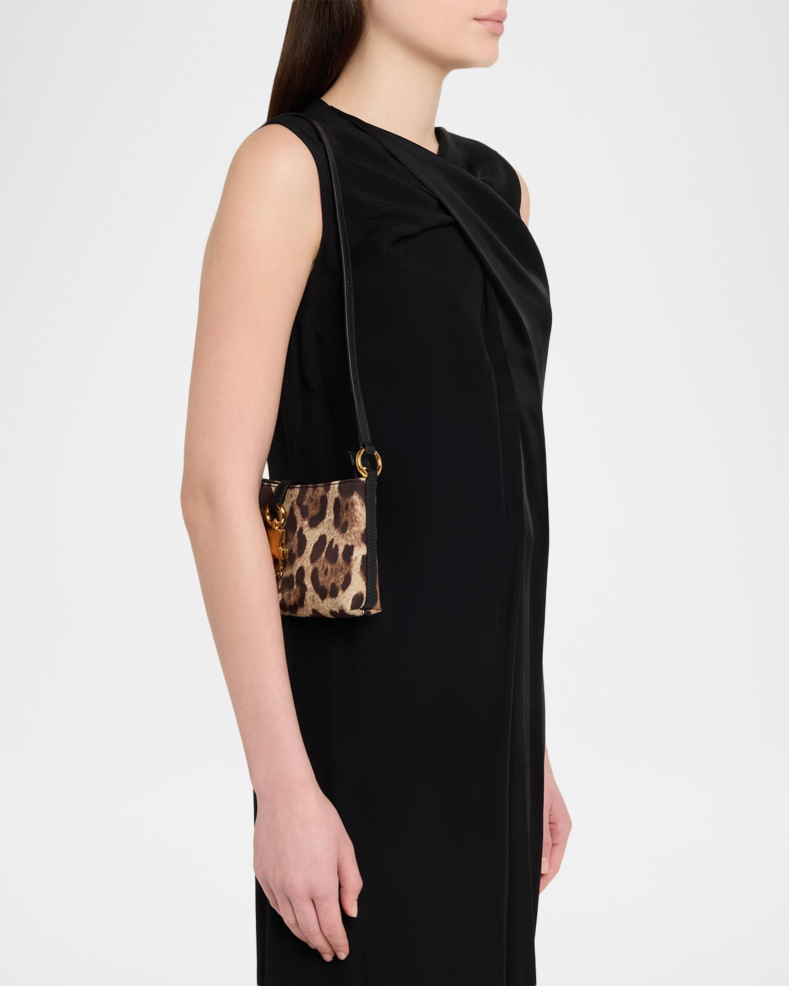 Dolce&Gabbana Lock Leopard-Print Shoulder Bag | Neiman Marcus