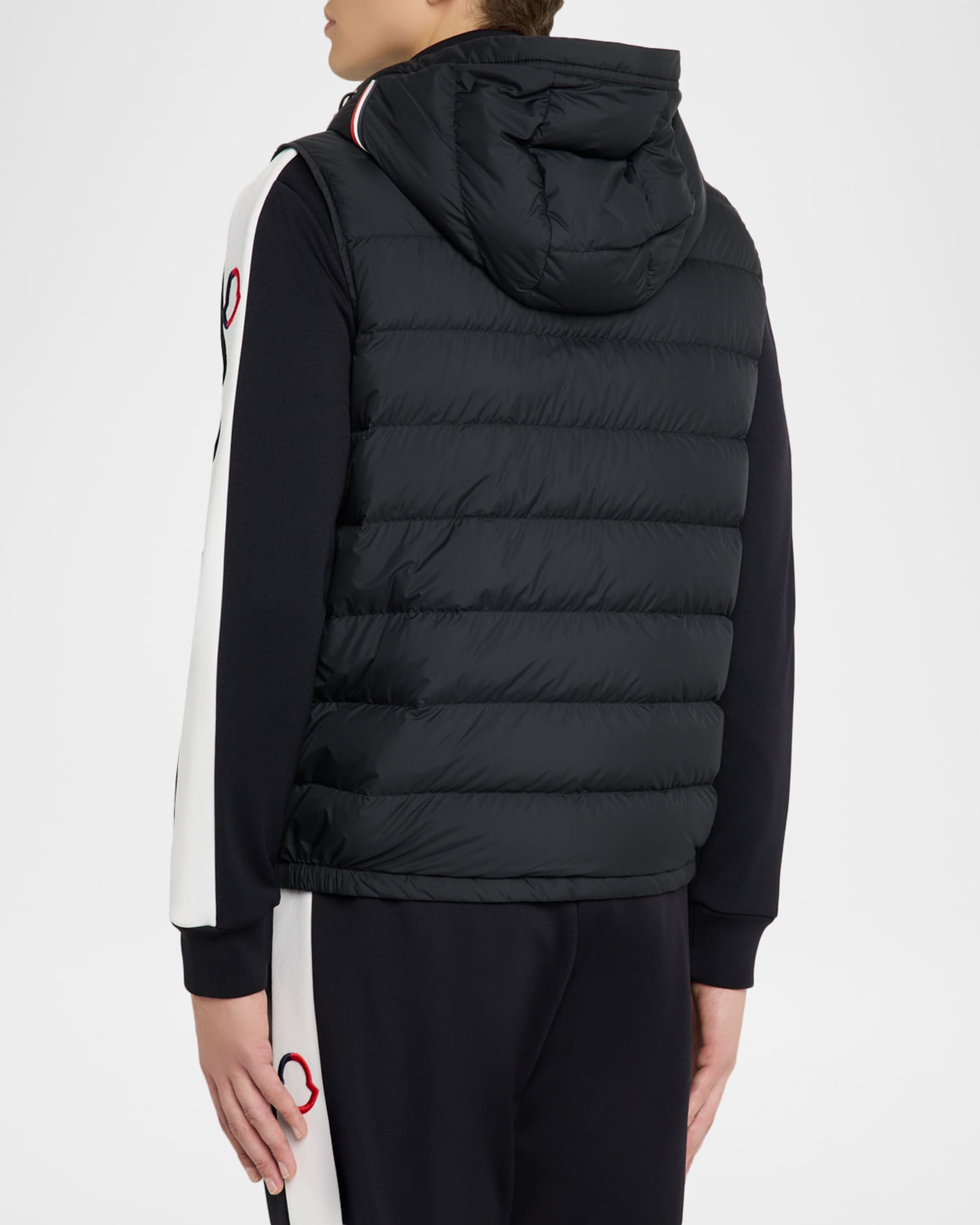 Moncler Men's Hooded Down Vest | Neiman Marcus