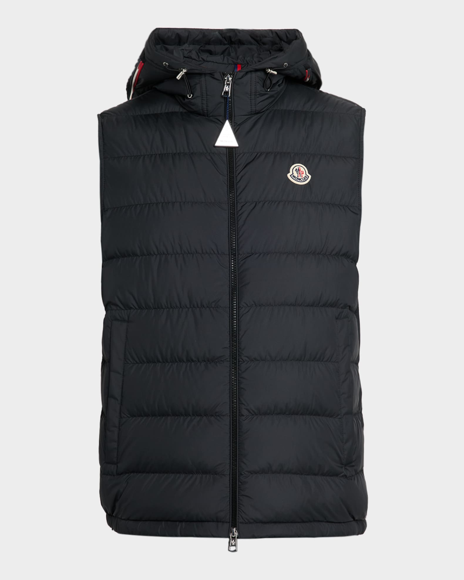 Moncler Men's Hooded Down Vest | Neiman Marcus