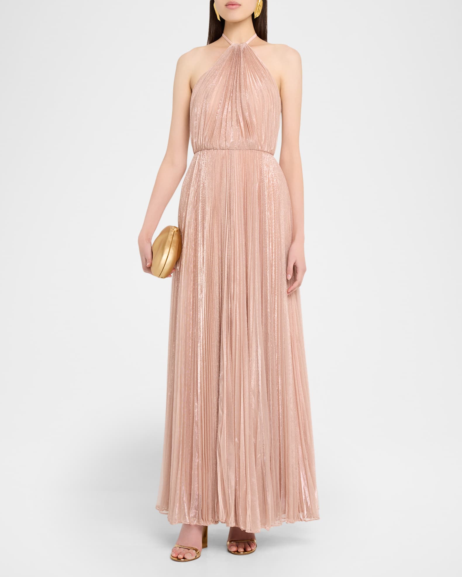 halter fall wedding guest dress Tiered Chiffon Wedding Guest Dresses 2026 A-Line/Princess Halter Sleeveless Backless Long Formal Wedding Party Gowns with Ruffles, Light Yellow