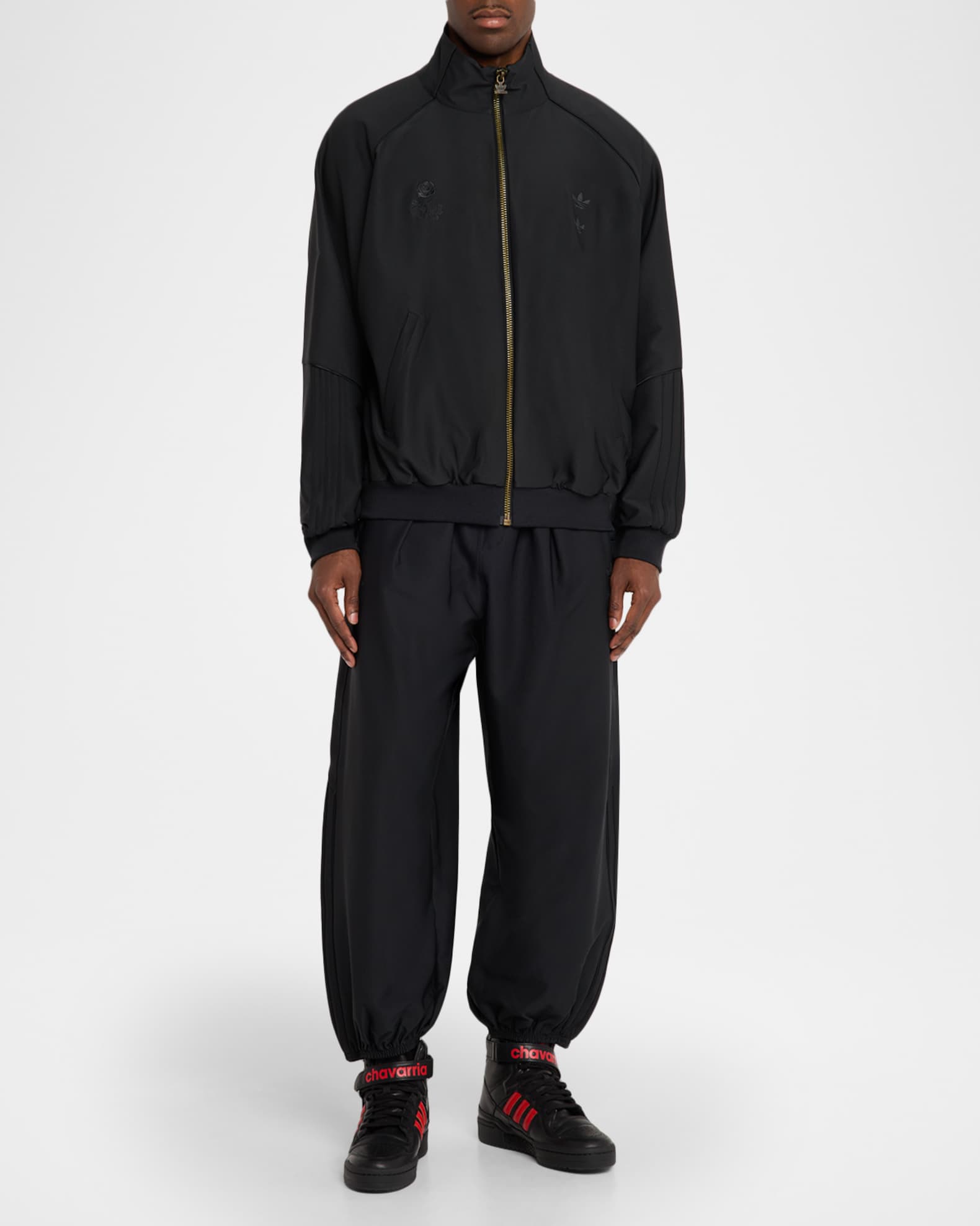 Adidas x Willy Chavarria Men's Dress Twill Track Jacket | Neiman
