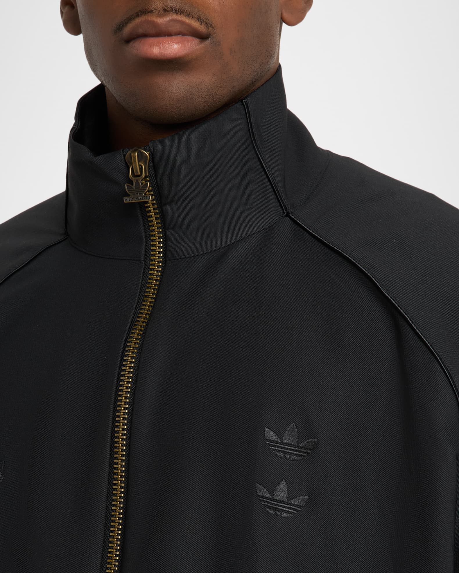 Adidas x Willy Chavarria Men's Dress Twill Track Jacket | Neiman