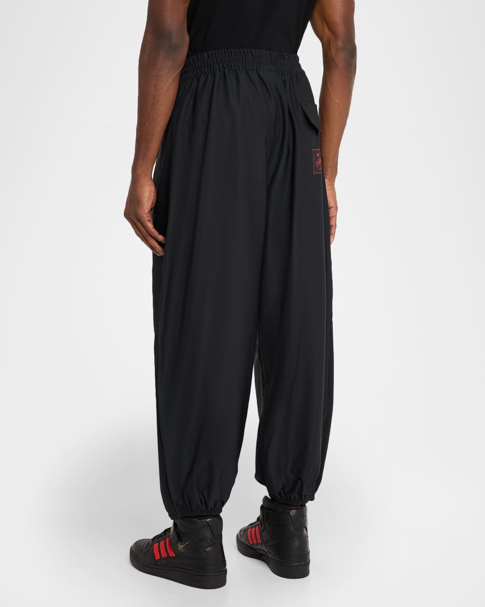 Adidas x Willy Chavarria Men's Twill Track Trousers | Neiman Marcus