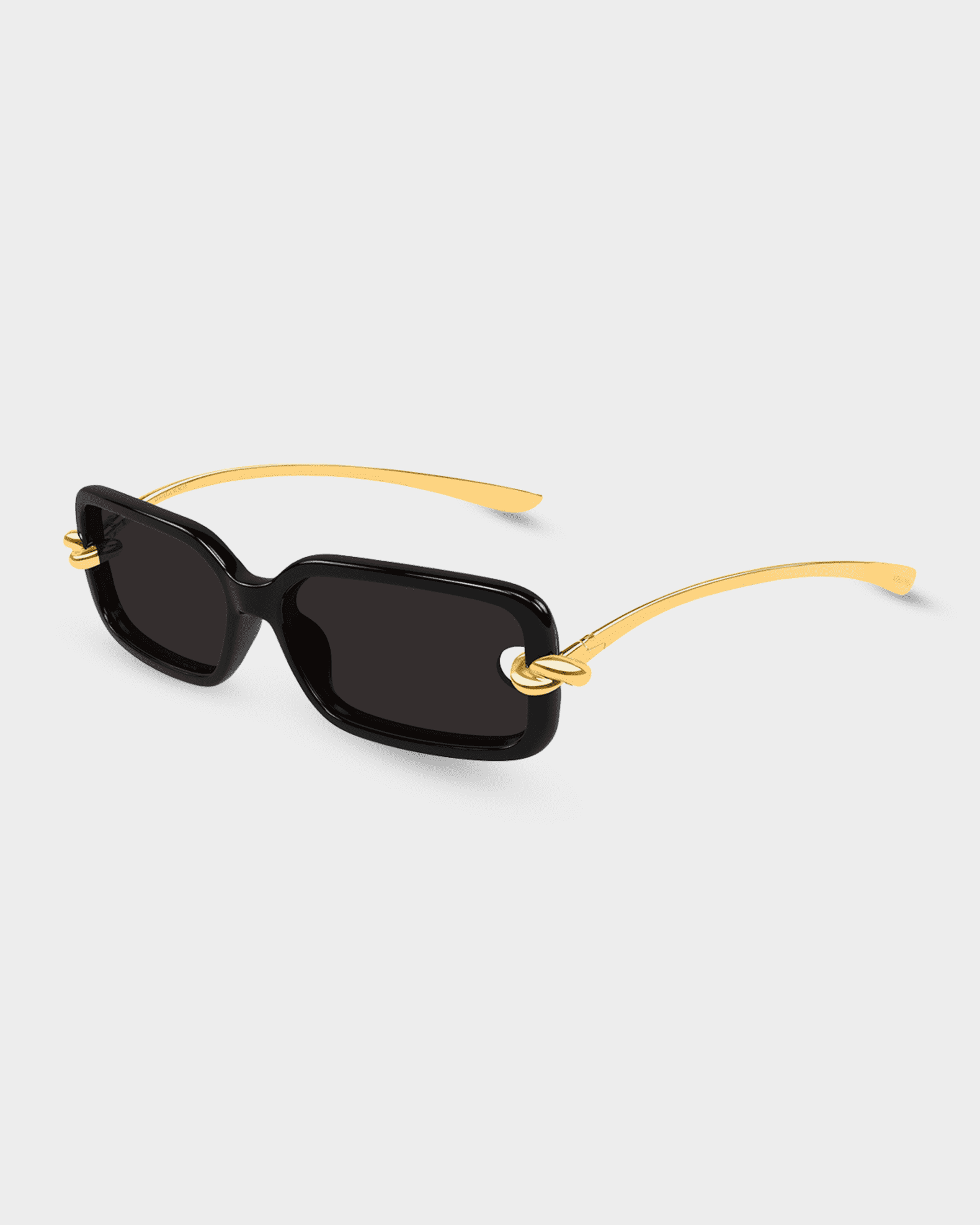 Bottega Veneta 56mm Acetate & Metal Rectangular Sunglasses