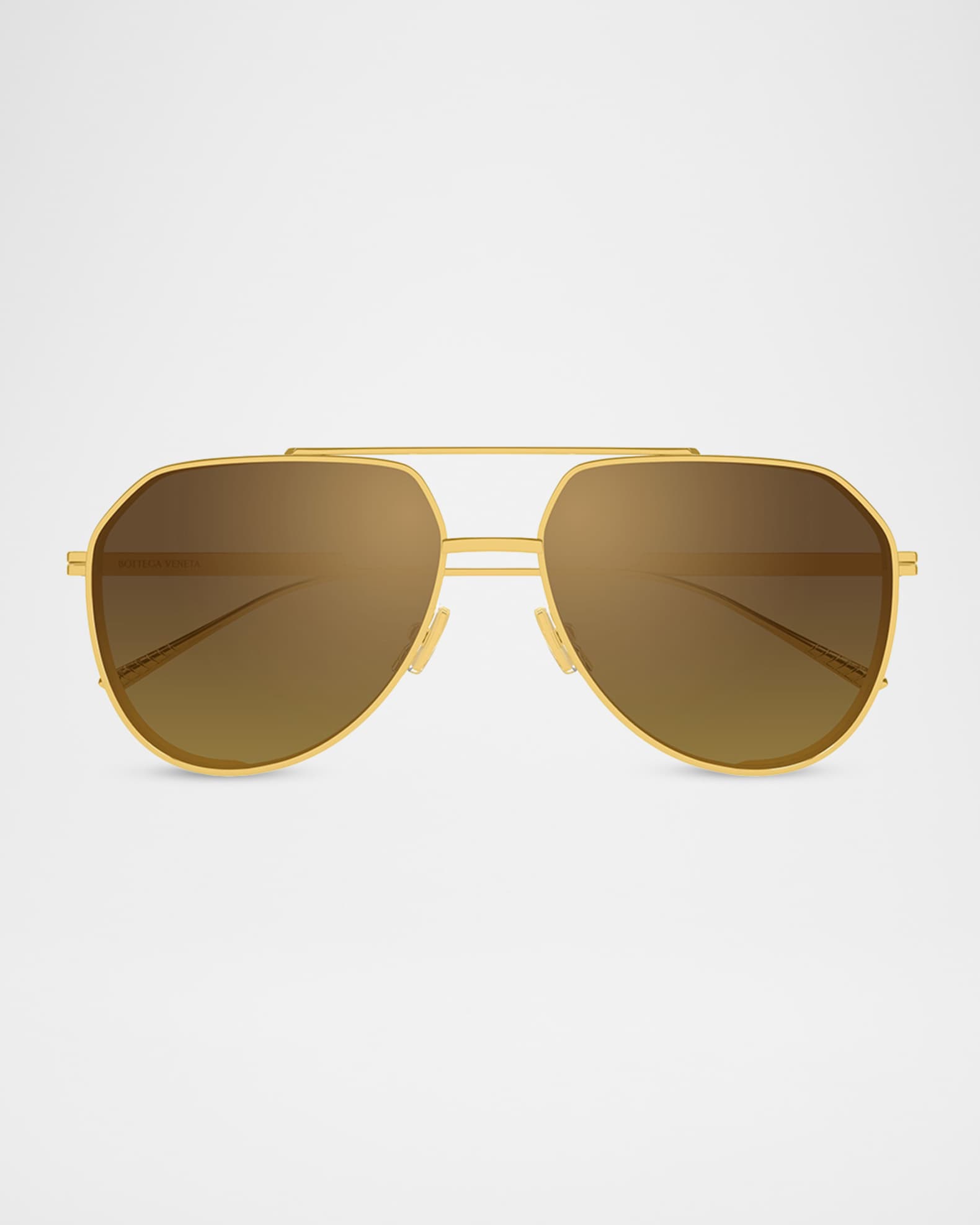 BOTTEGA VENETA アビエーターサングラス Bottega Veneta Ribbon 60mm Metal Aviator Sunglasses | Neiman Marcus