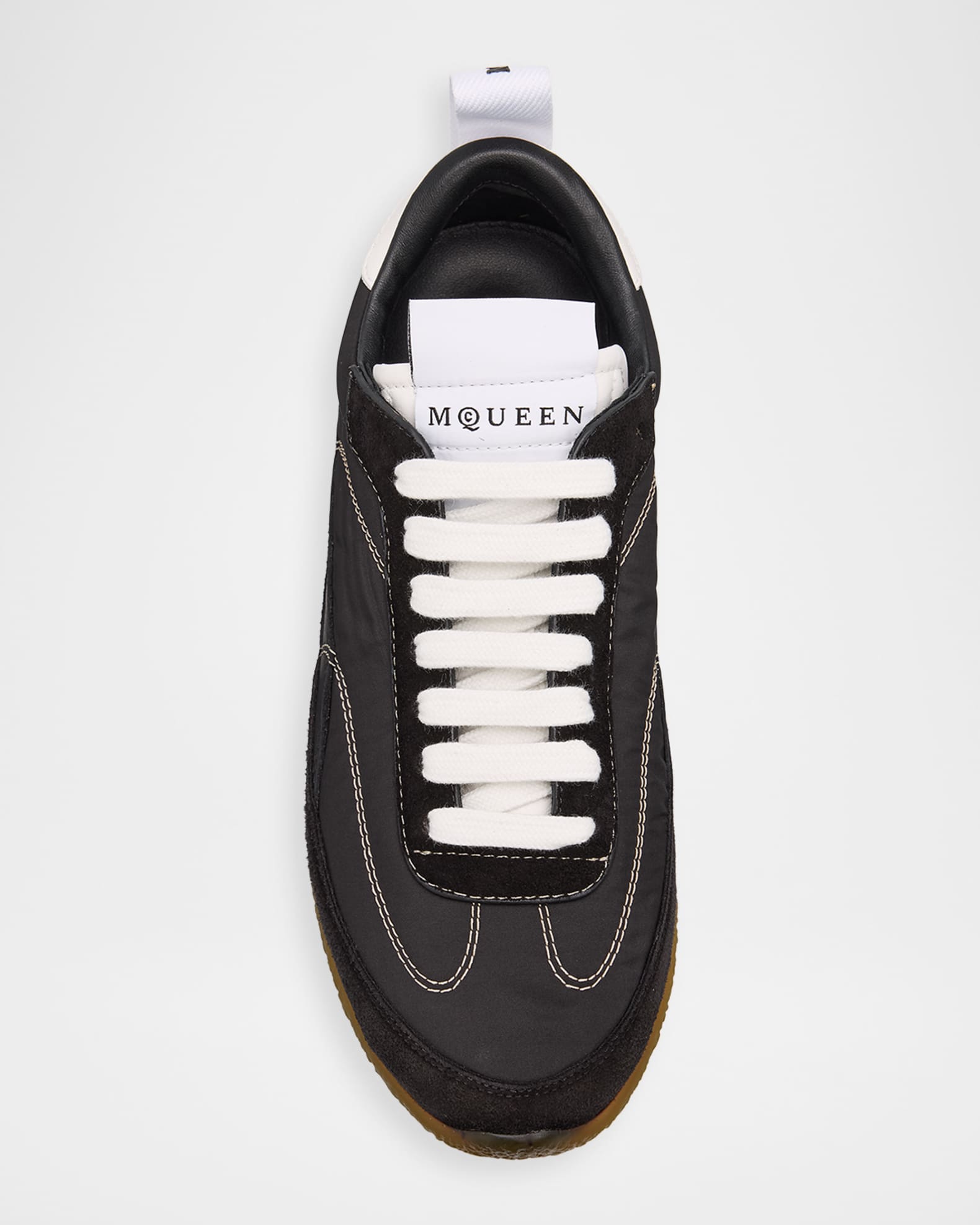 その他 ma-na McQueen EC1 Mixed Leather and Nylon Low-Top Trainers | Neiman Marcus
