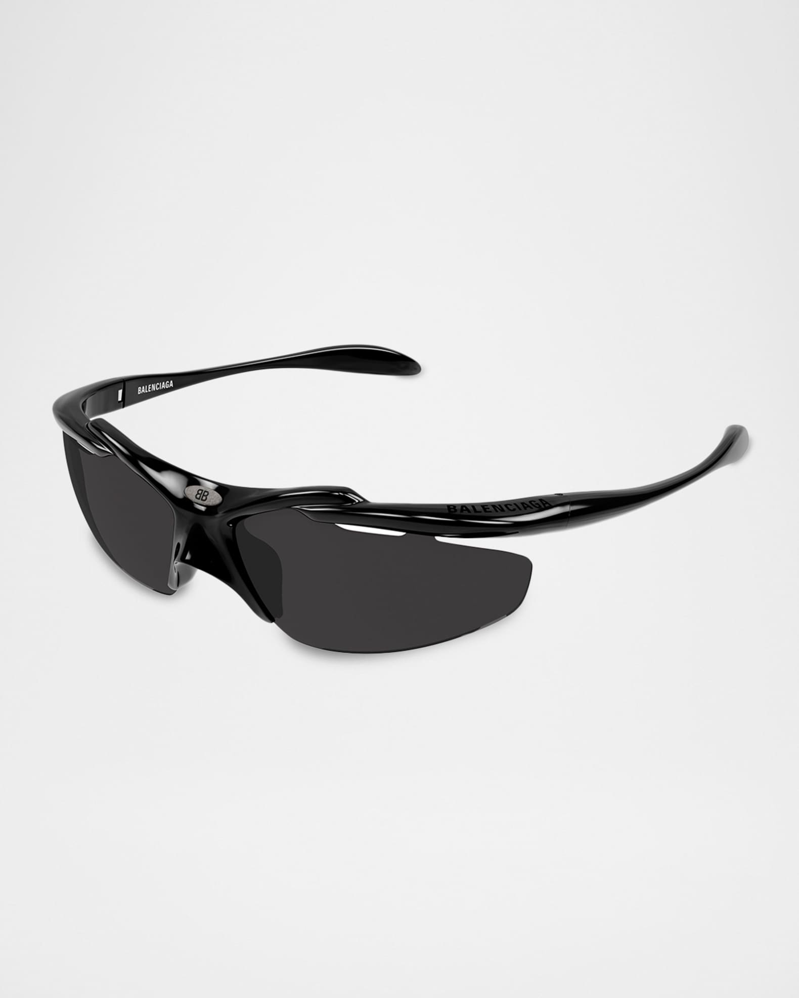 Balenciaga Men's Turbo Plastic D-Frame Sunglasses | Neiman Marcus
