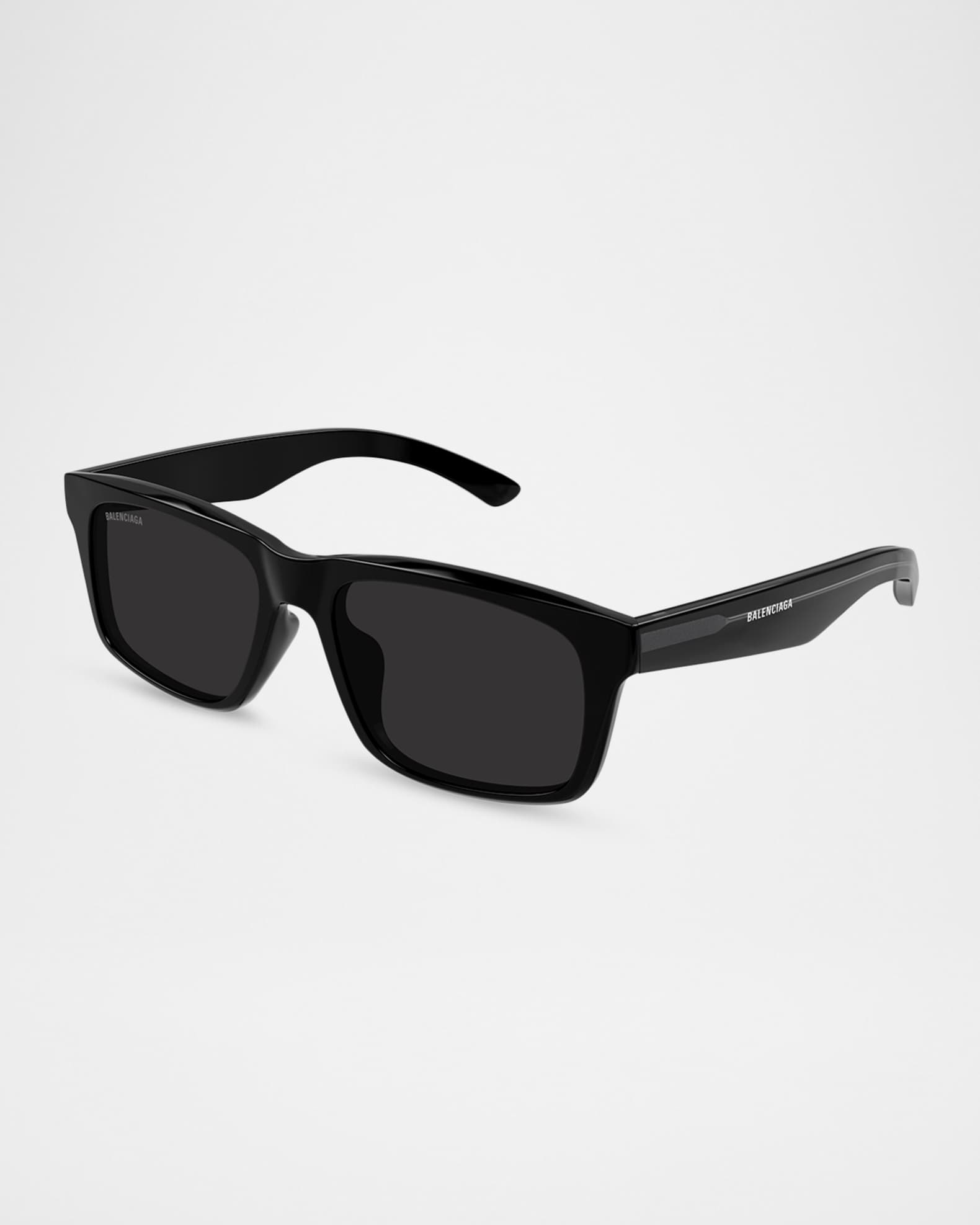 Balenciaga Men's Acetate Rectangle Sunglasses | Neiman Marcus