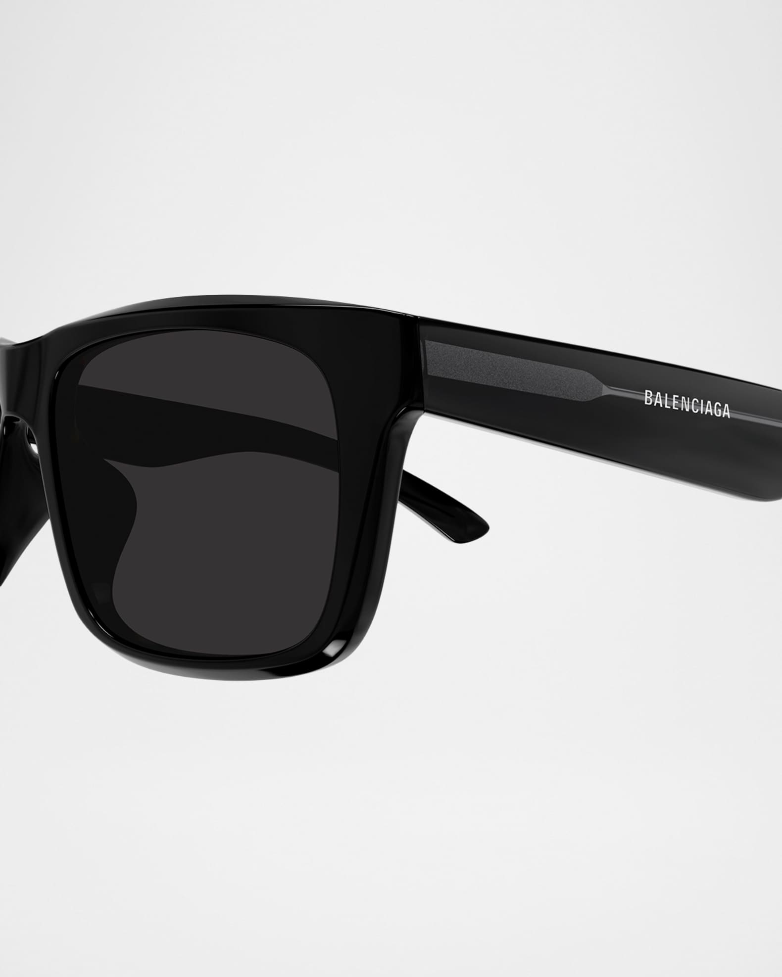 Balenciaga Men's Acetate Rectangle Sunglasses | Neiman Marcus