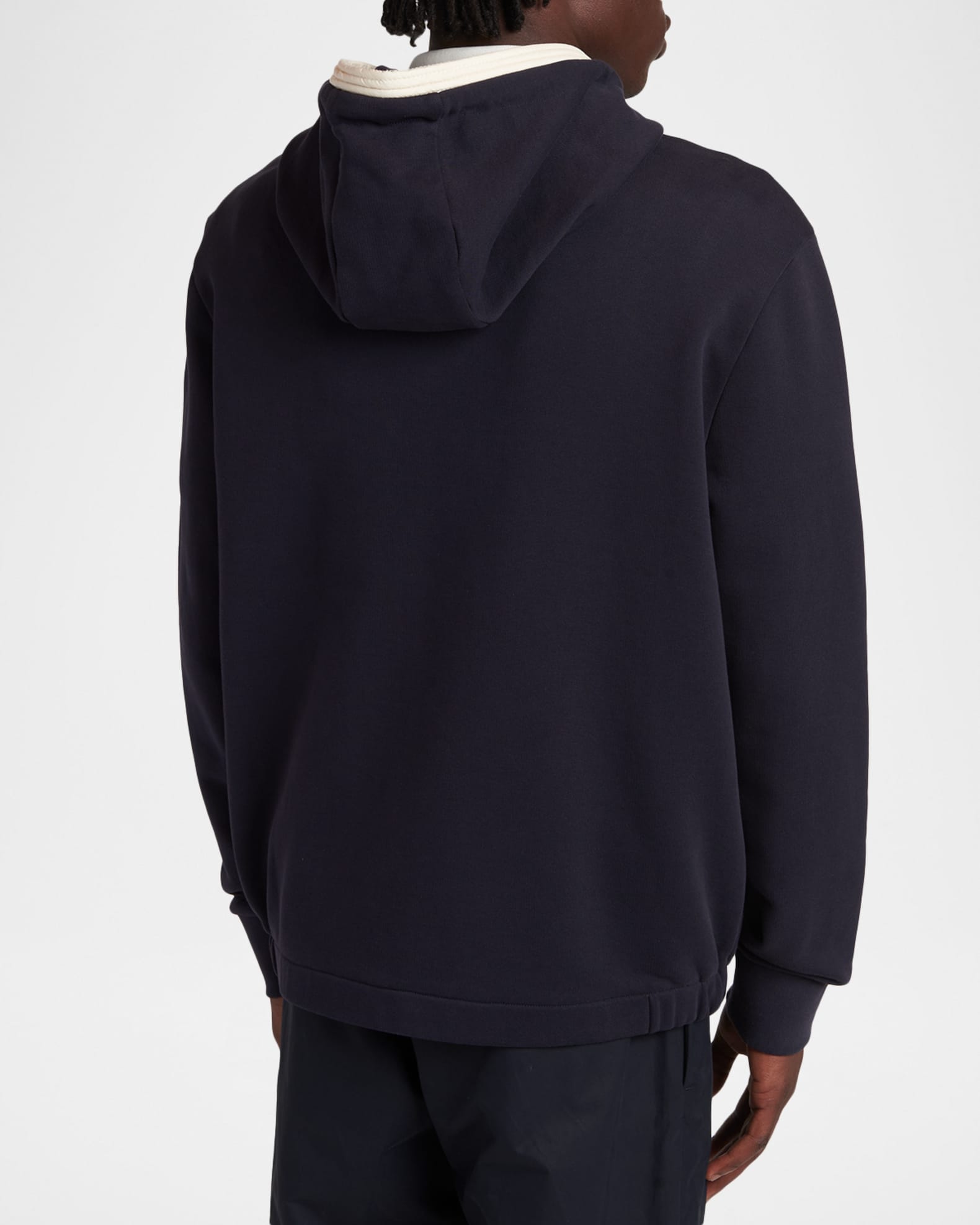 Moncler Men's Monogram Full-Zip Hoodie | Neiman Marcus