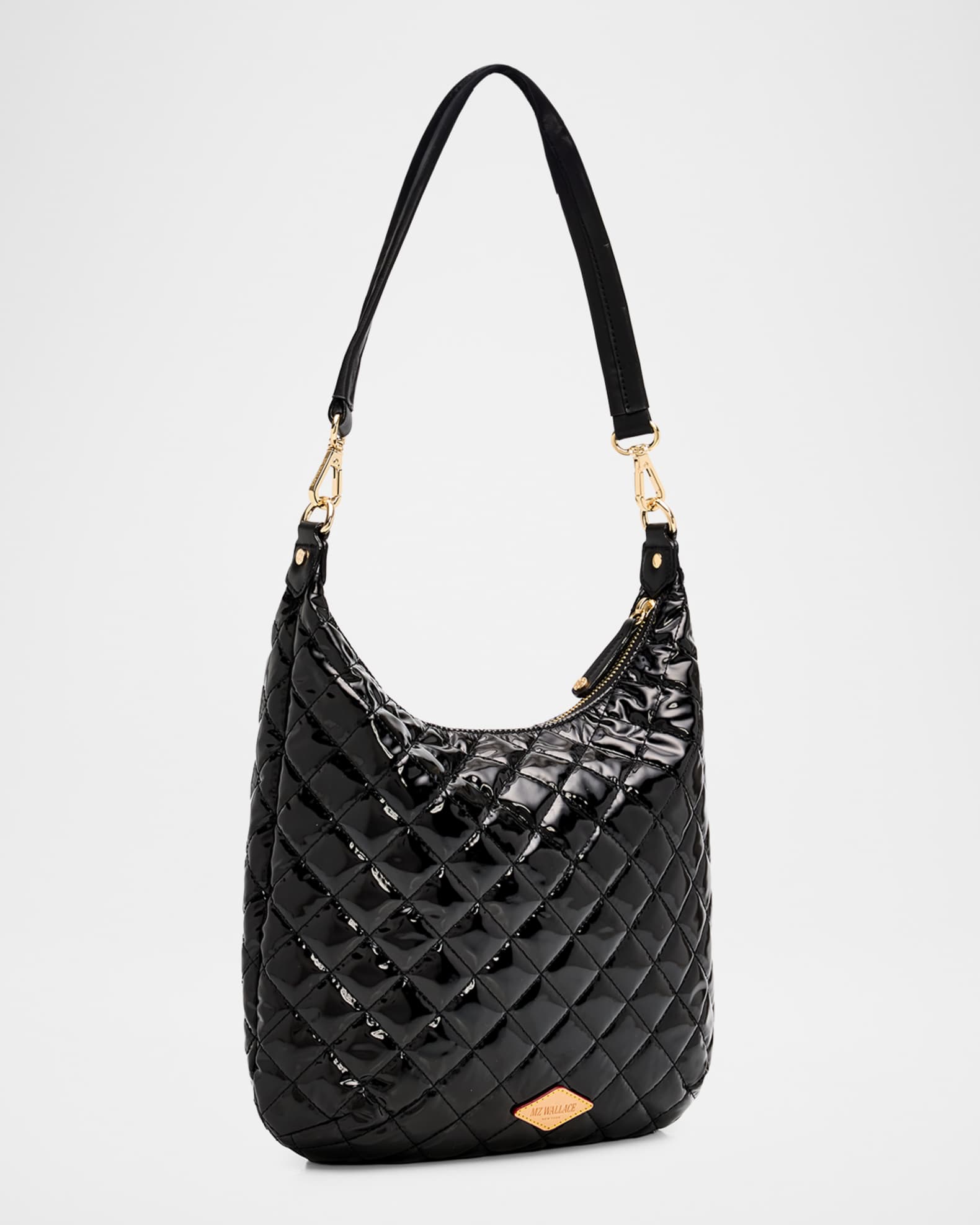MZ WALLACE Crosby Sienna Quilted Hobo Bag | Neiman Marcus