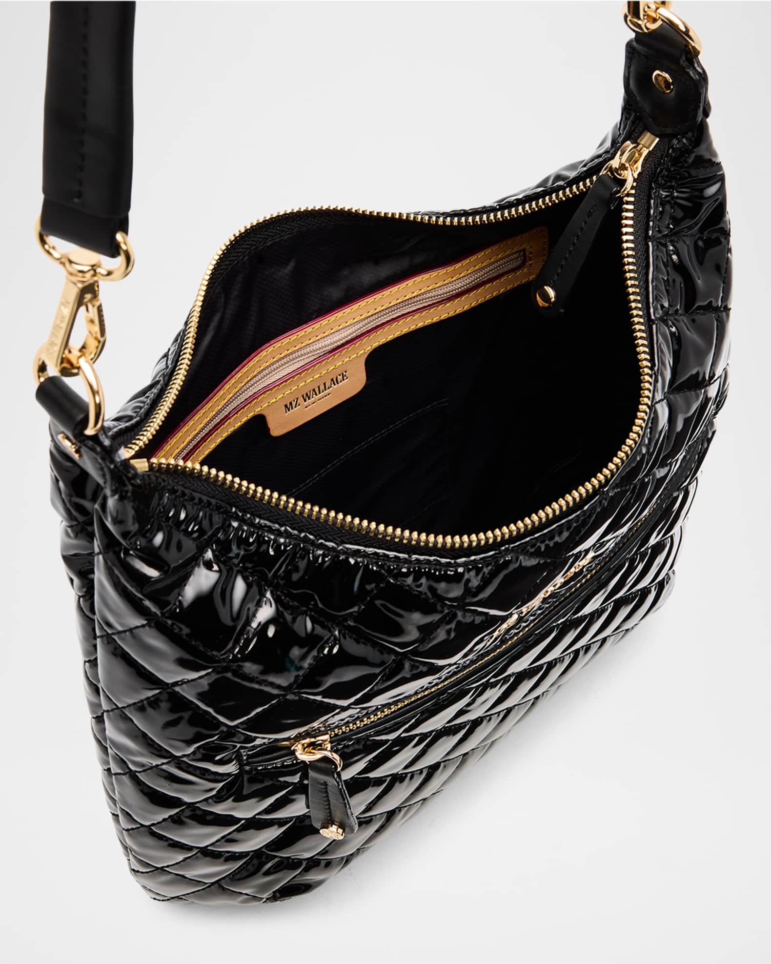 MZ WALLACE Crosby Sienna Quilted Hobo Bag | Neiman Marcus