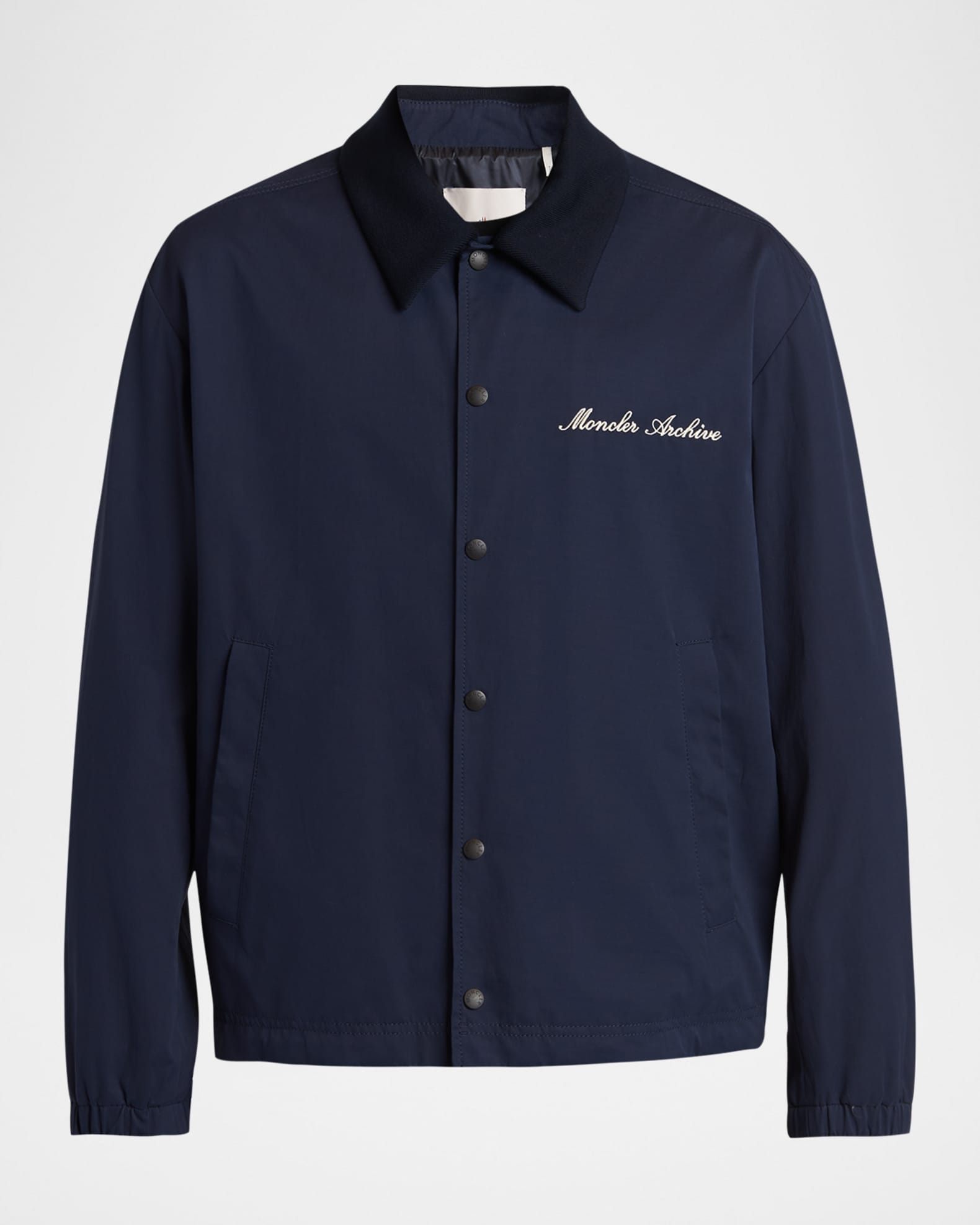 Moncler Men's Arinell Moncler Archive Shirt Jacket | Neiman Marcus