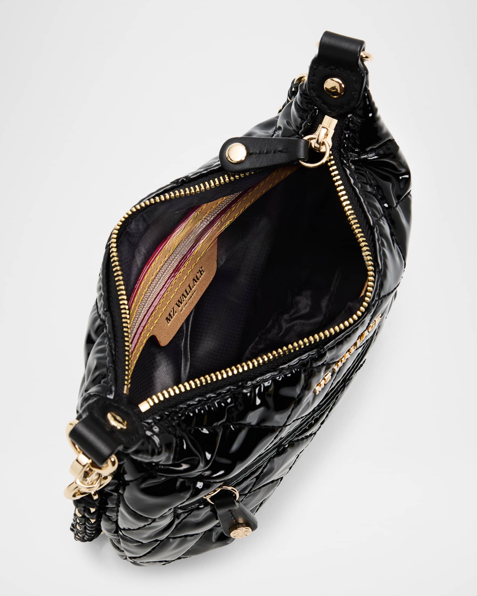 MZ WALLACE Mini Crosby Sienna Quilted Hobo Bag | Neiman Marcus