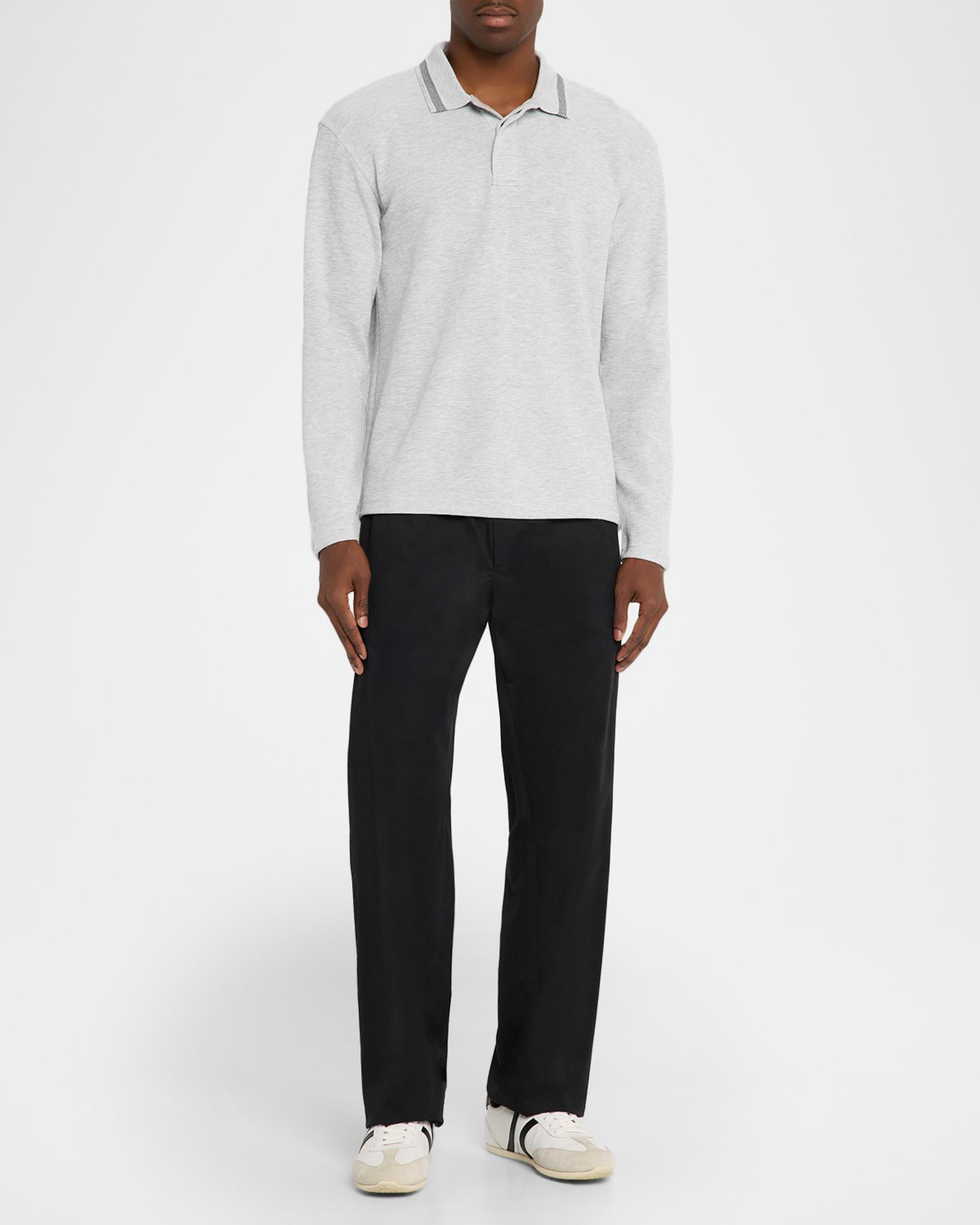 Scotch & Soda Men's Structured Knit Stripe-Collar Polo Shirt | Neiman ...