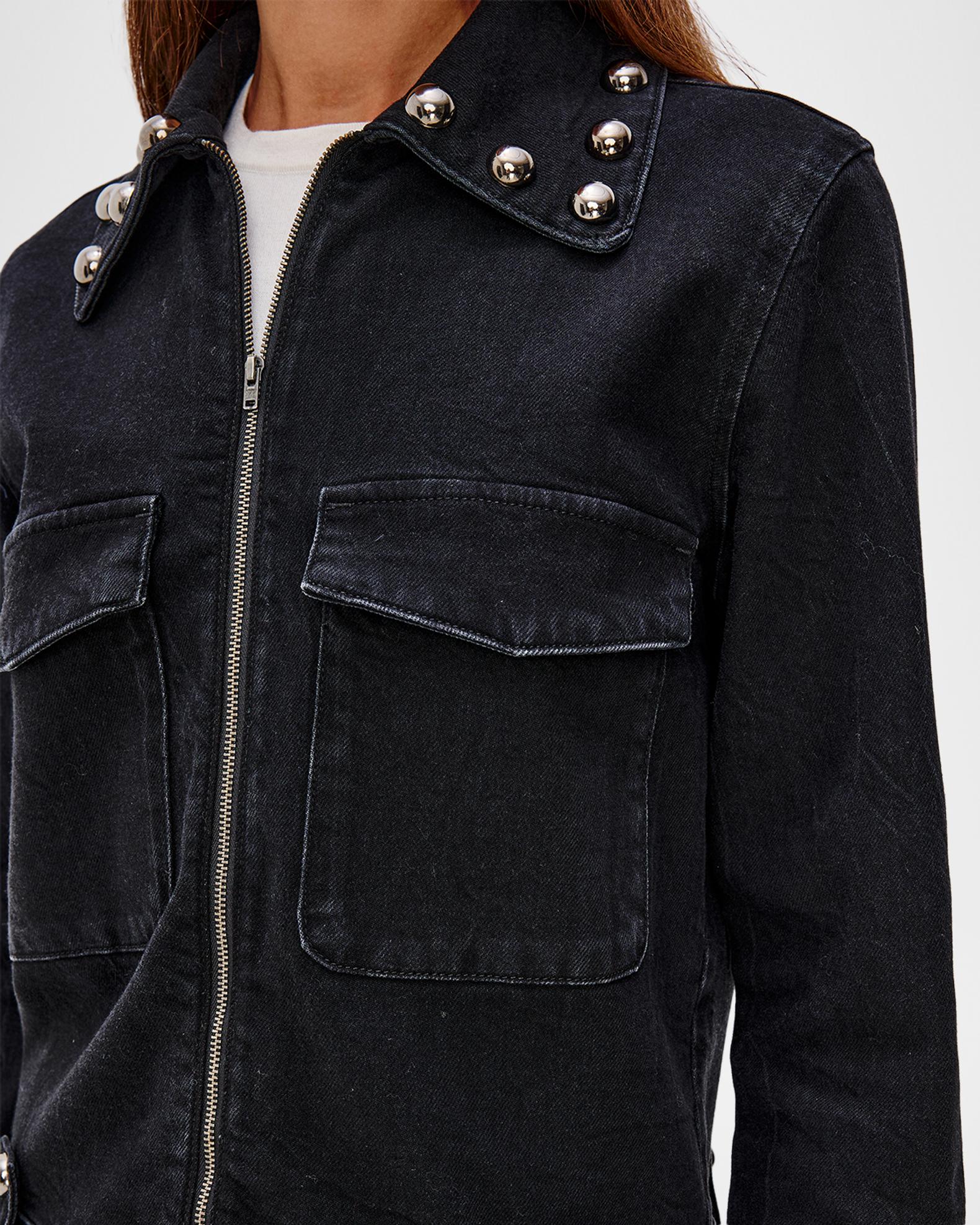 Rails Roxbury Studded Denim Jacket | Neiman Marcus