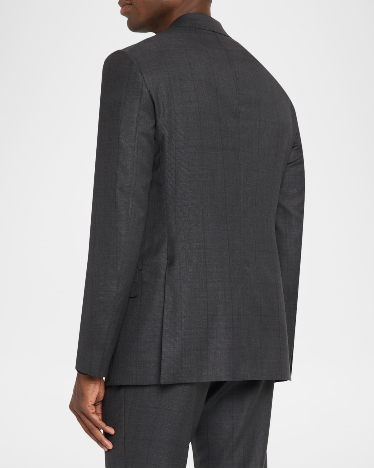 TOM FORD Men's Shelton Shadow Windowpane Single-Breasted Suit