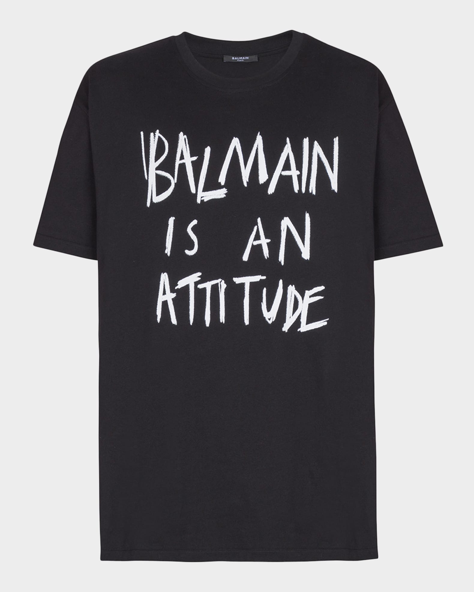 Balmain Men's Balmain Attitude Graphic T-Shirt | Neiman Marcus