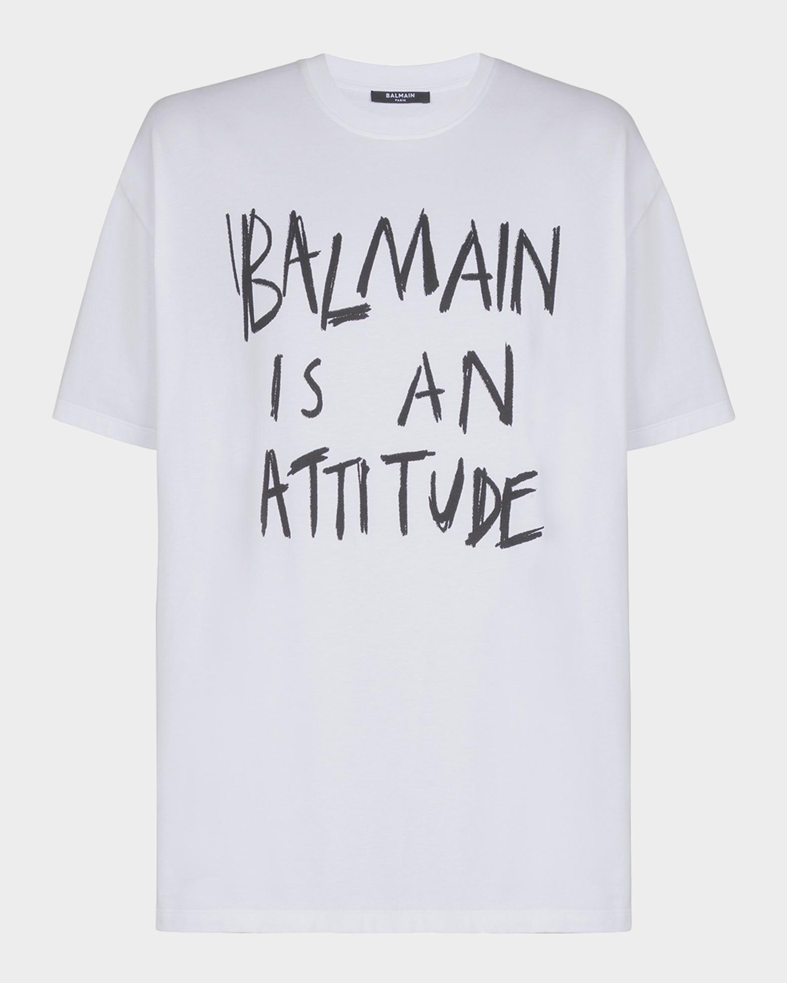 Balmain Men's Balmain Attitude Graphic T-Shirt | Neiman Marcus