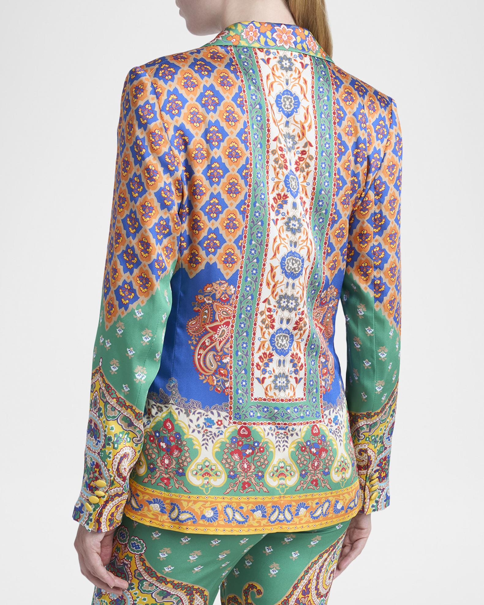 Etro Paisley-Print Single-Breasted Blazer | Neiman Marcus