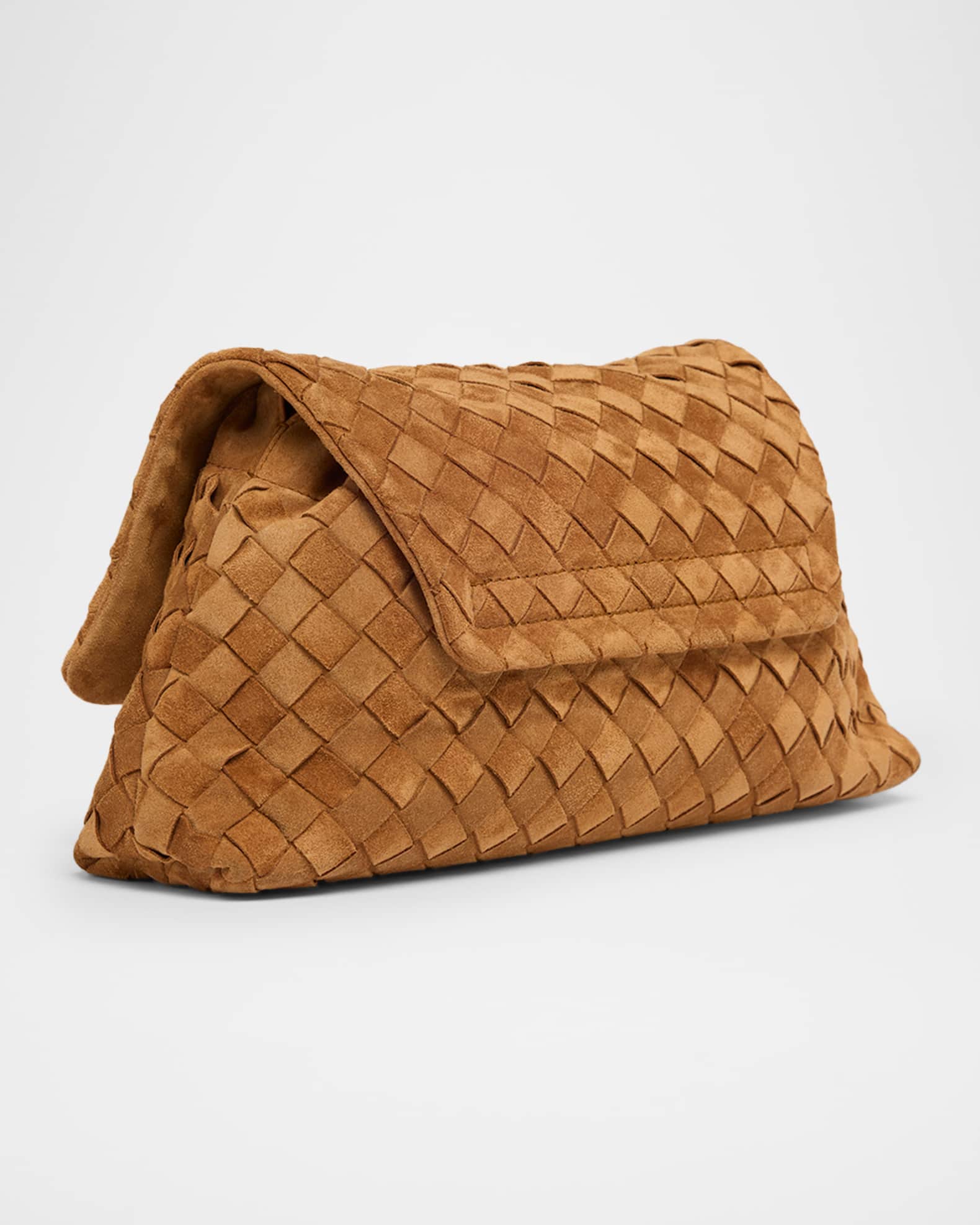 Bottega Veneta Giorno Suede Drawstring Shoulder Bag | Neiman Marcus