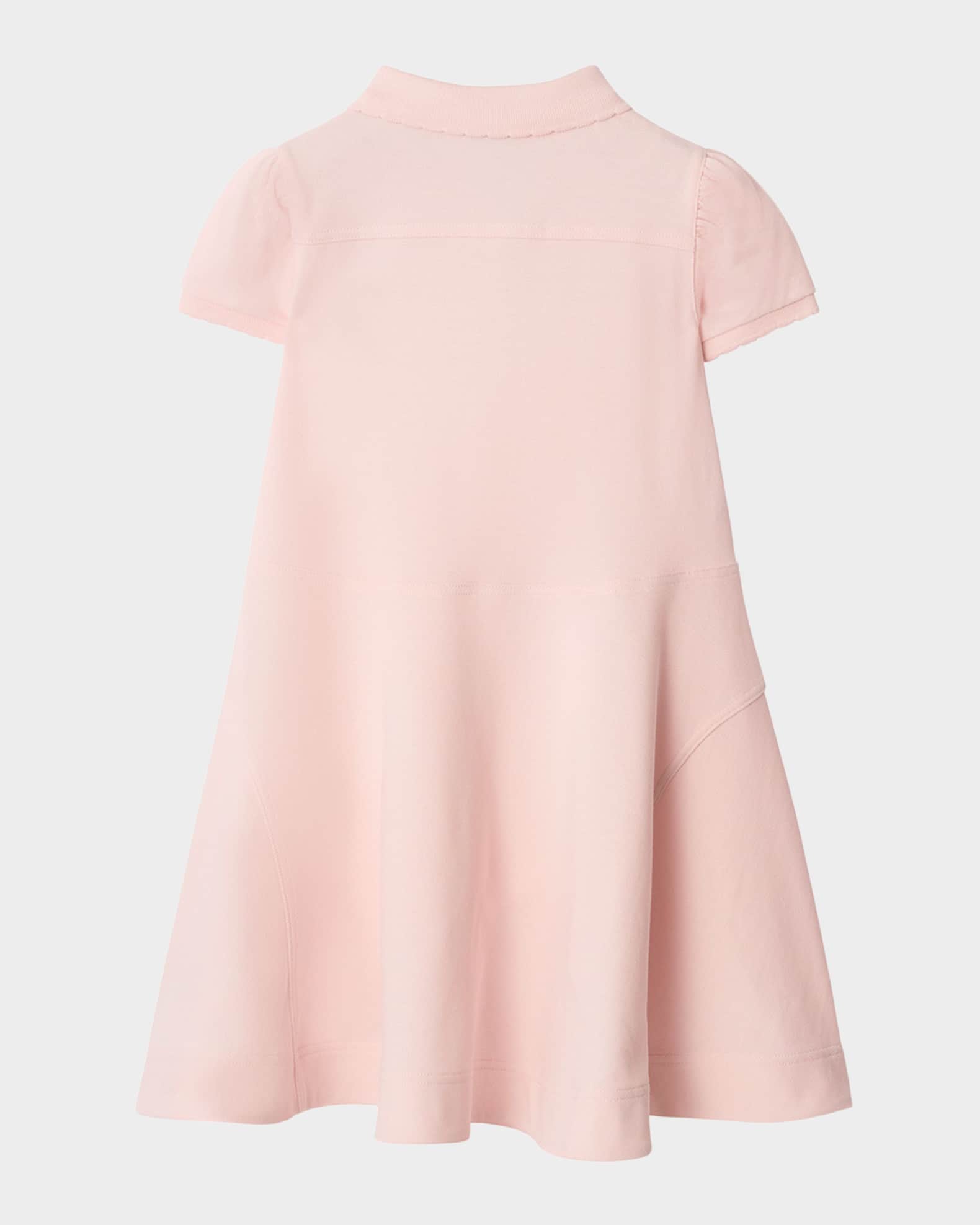 Burberry Girl's Cotton Polo Shirt Dress, Size 3-14 | Neiman Marcus