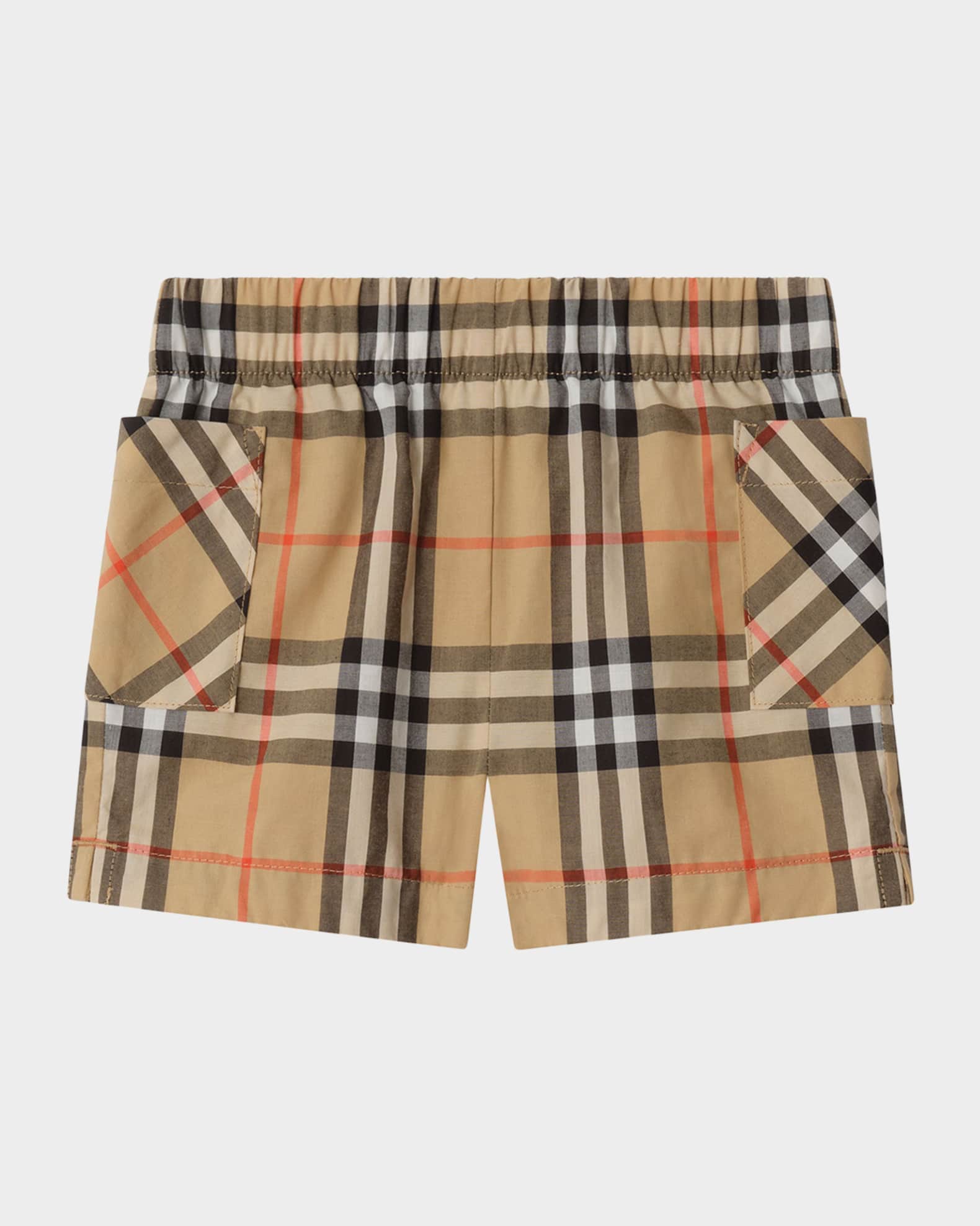 Burberry Boy's Check Cotton Shirt & Pants Set, Size 1M-18M