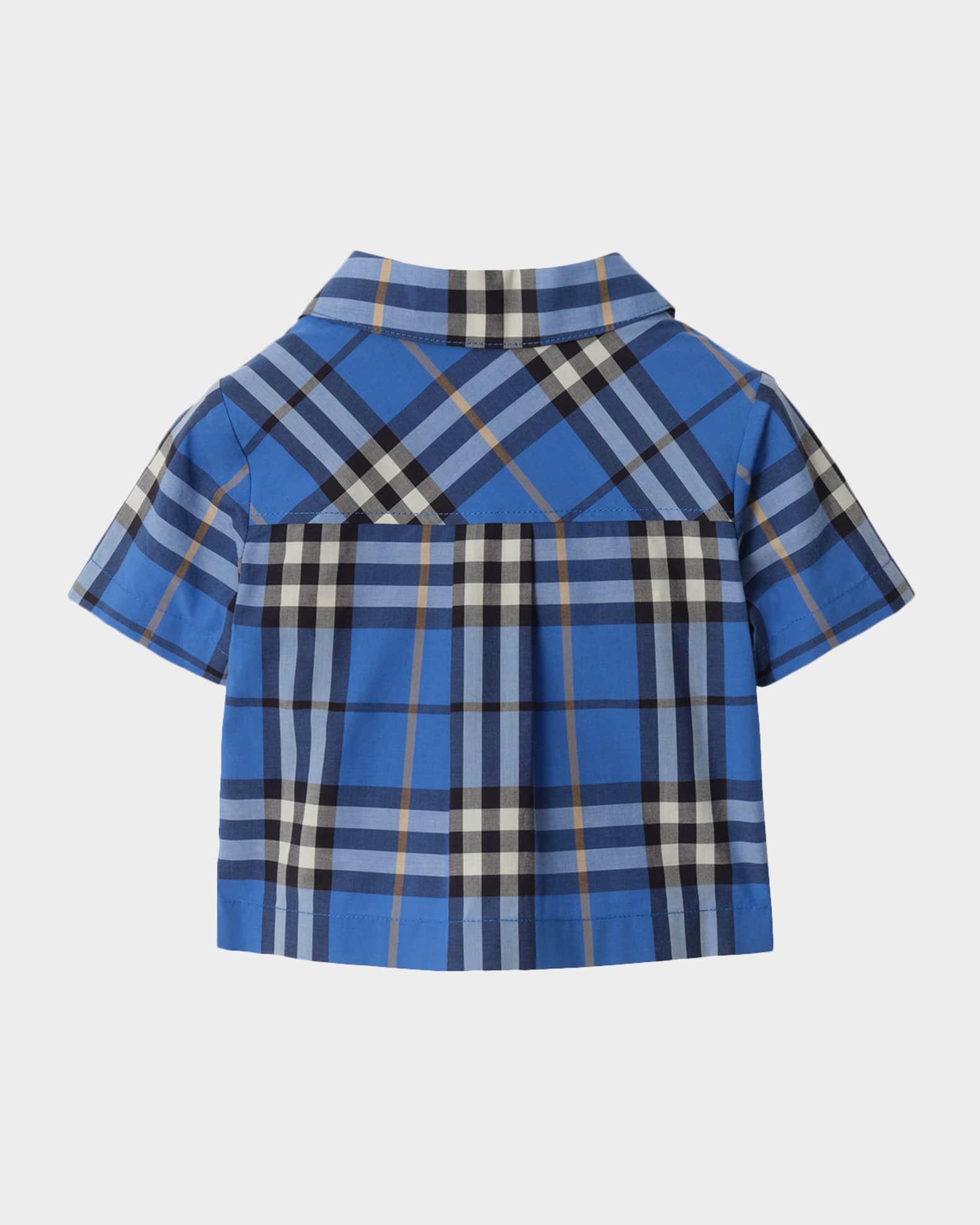 BURBERRY トップス　18M 86cm ボトムス　12M 80cm Burberry Boy's Check Cotton Shirt & Shorts Set, Size 1M-18M