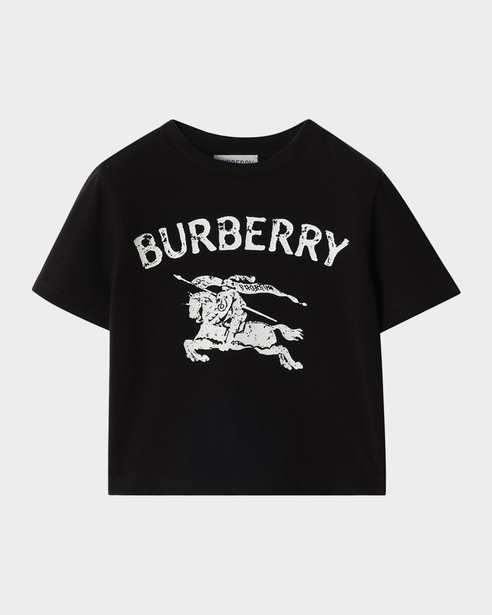 Burberry Boy's EKD Stretch Cotton T-Shirt, Size 6M-3 | Neiman Marcus