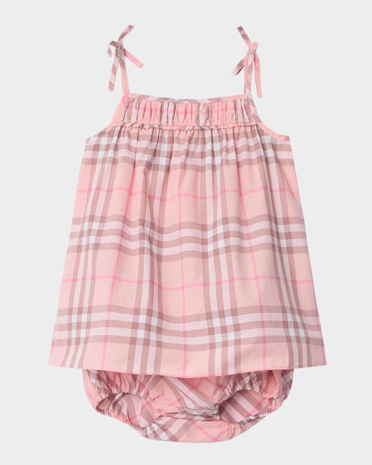 BURBERRY 18M 86cm ワンピース Burberry Girl's Check Cotton Dress With Bloomers, Size 1M-18M