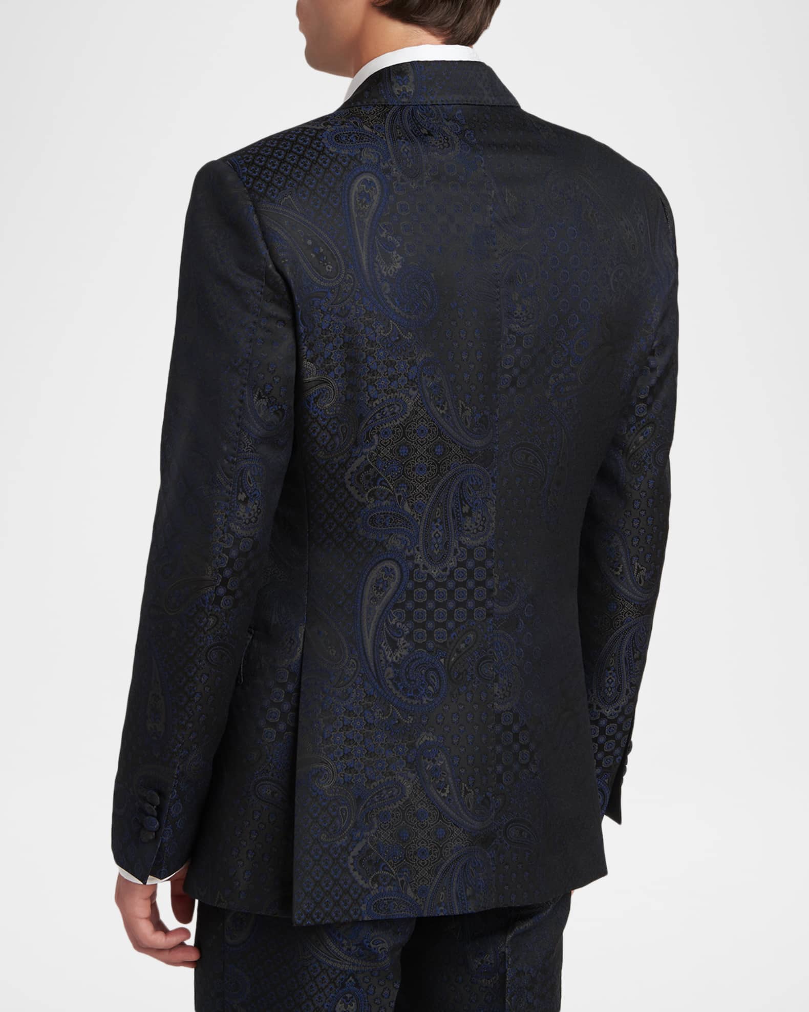 Etro Men's Paisley Jacquard Single-Breasted Blazer | Neiman Marcus
